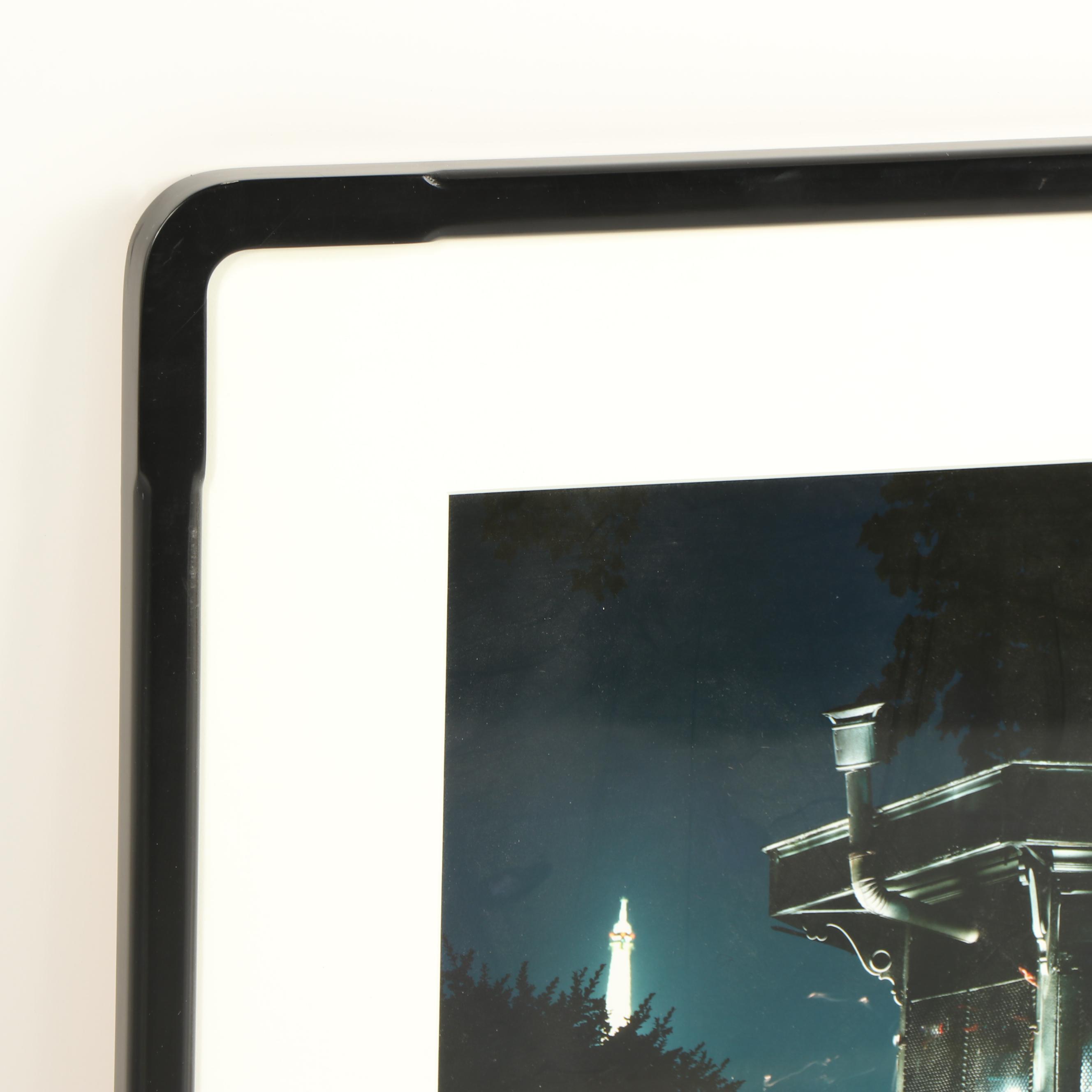 Dean Chamberlain (b. 1954) Photograph of Phone Booth in Paris, France