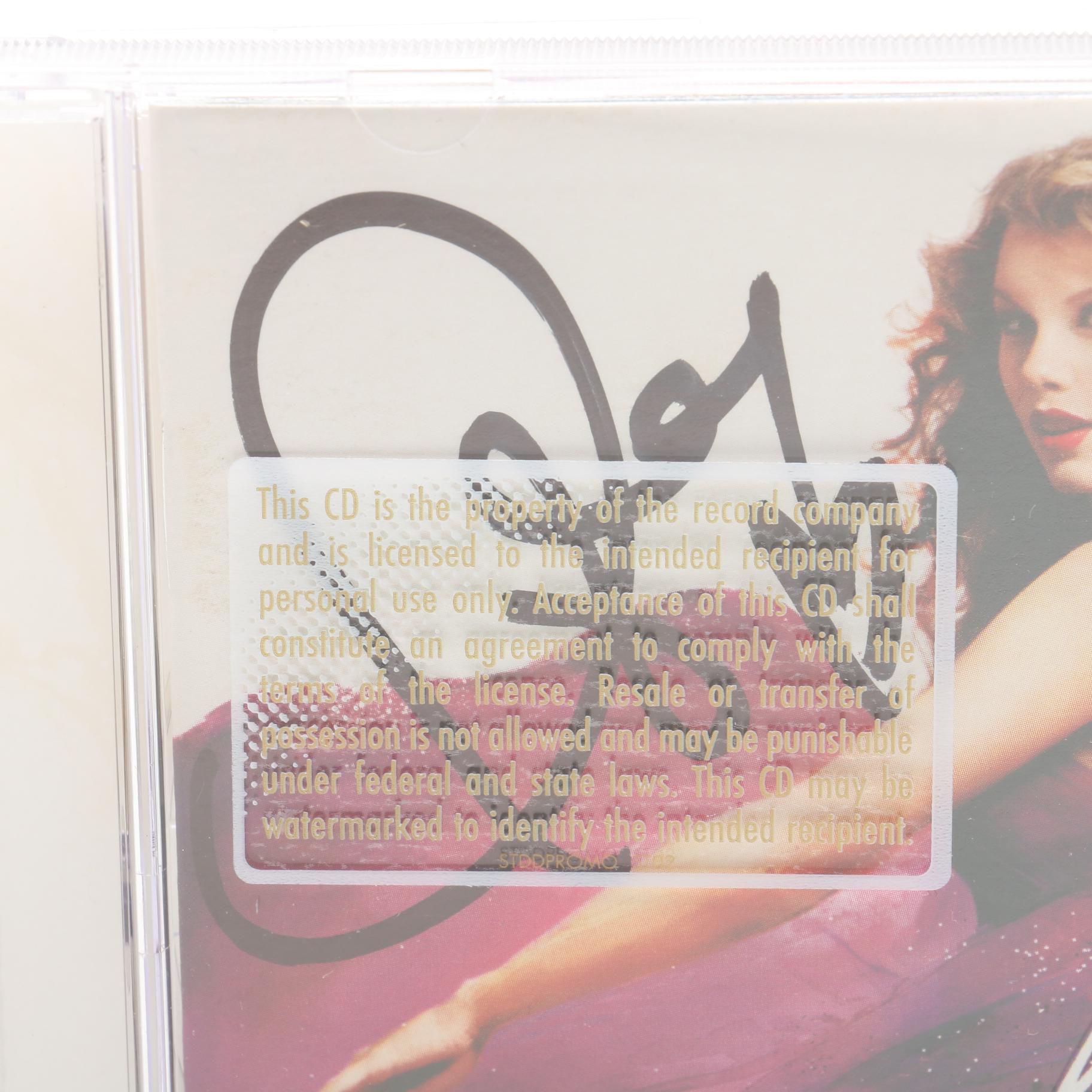 Taylor Swift Signed "Speak Now" Compact Disc COA