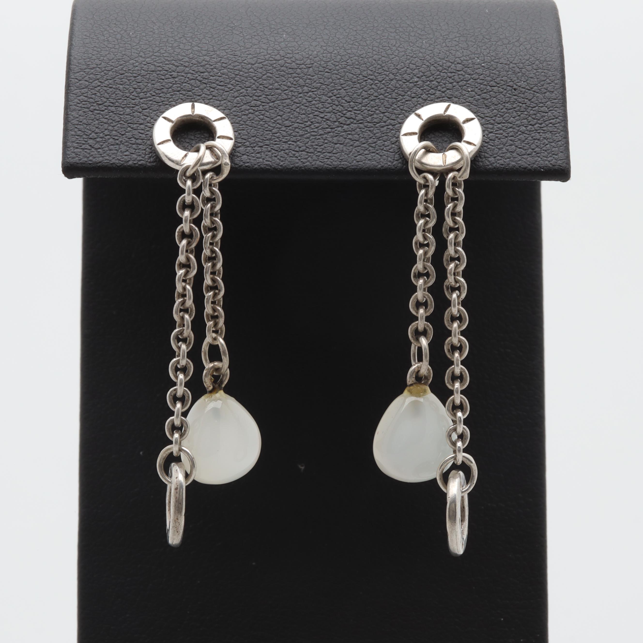 Sterling Silver Jewelry Assortment Including Quartz and Chalcedony