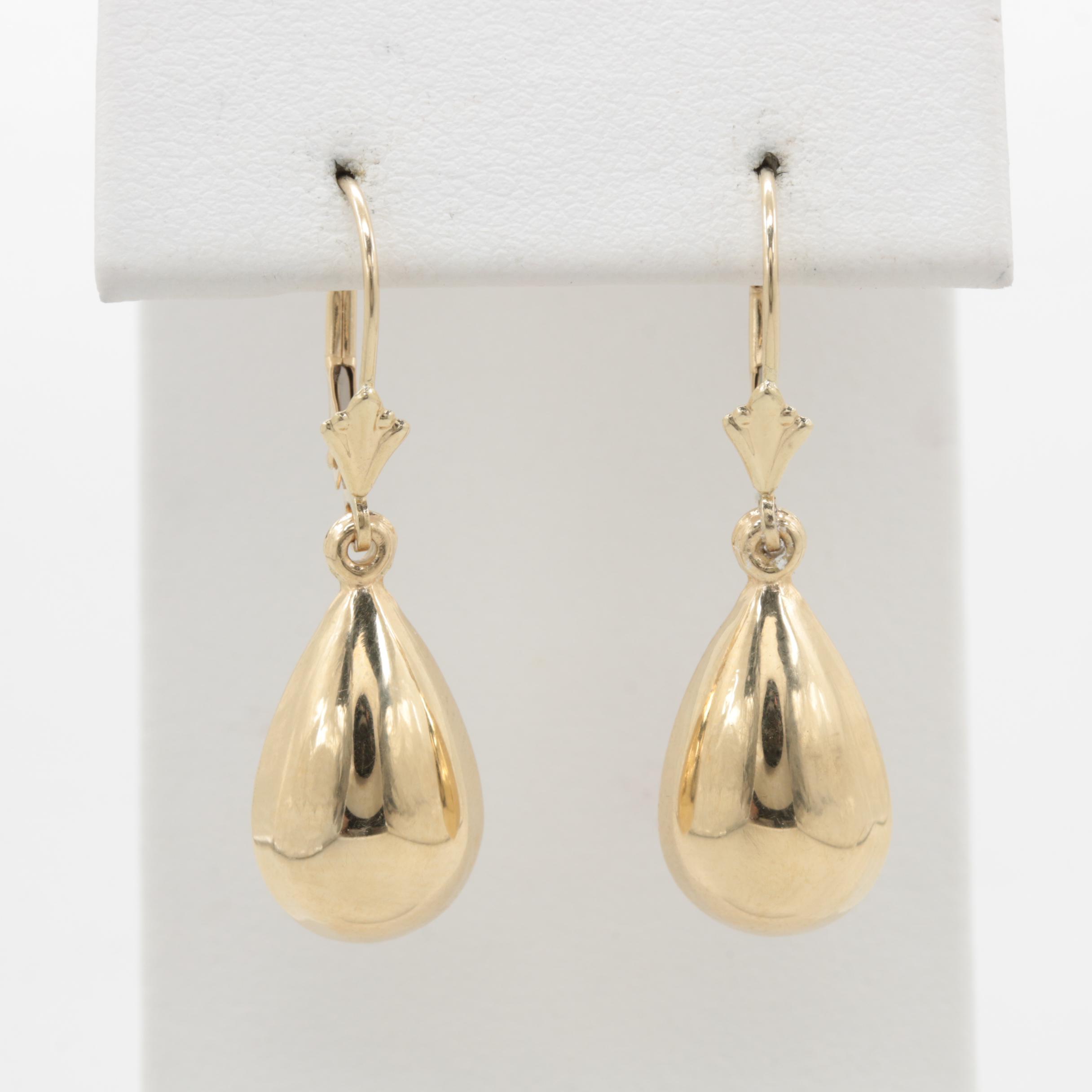 14K Yellow Gold Earrings