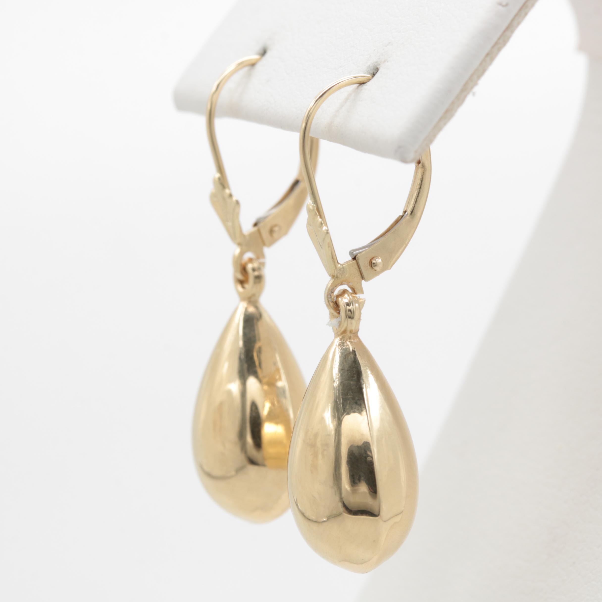 14K Yellow Gold Earrings