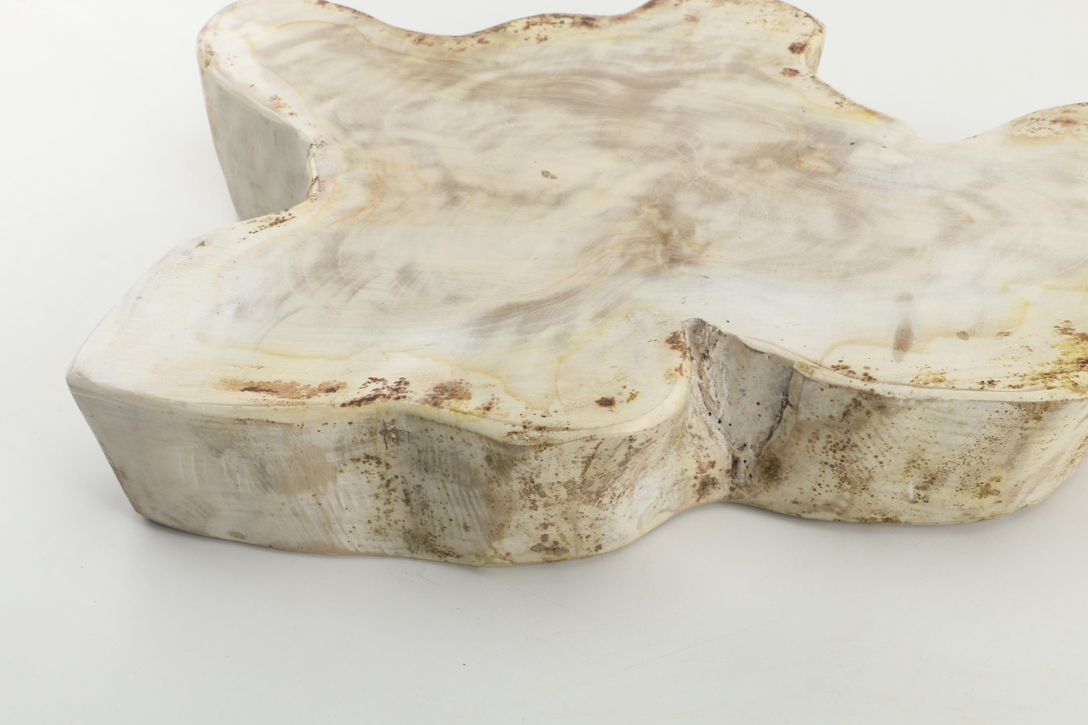 Painted Wood Slab Tabletop Panel