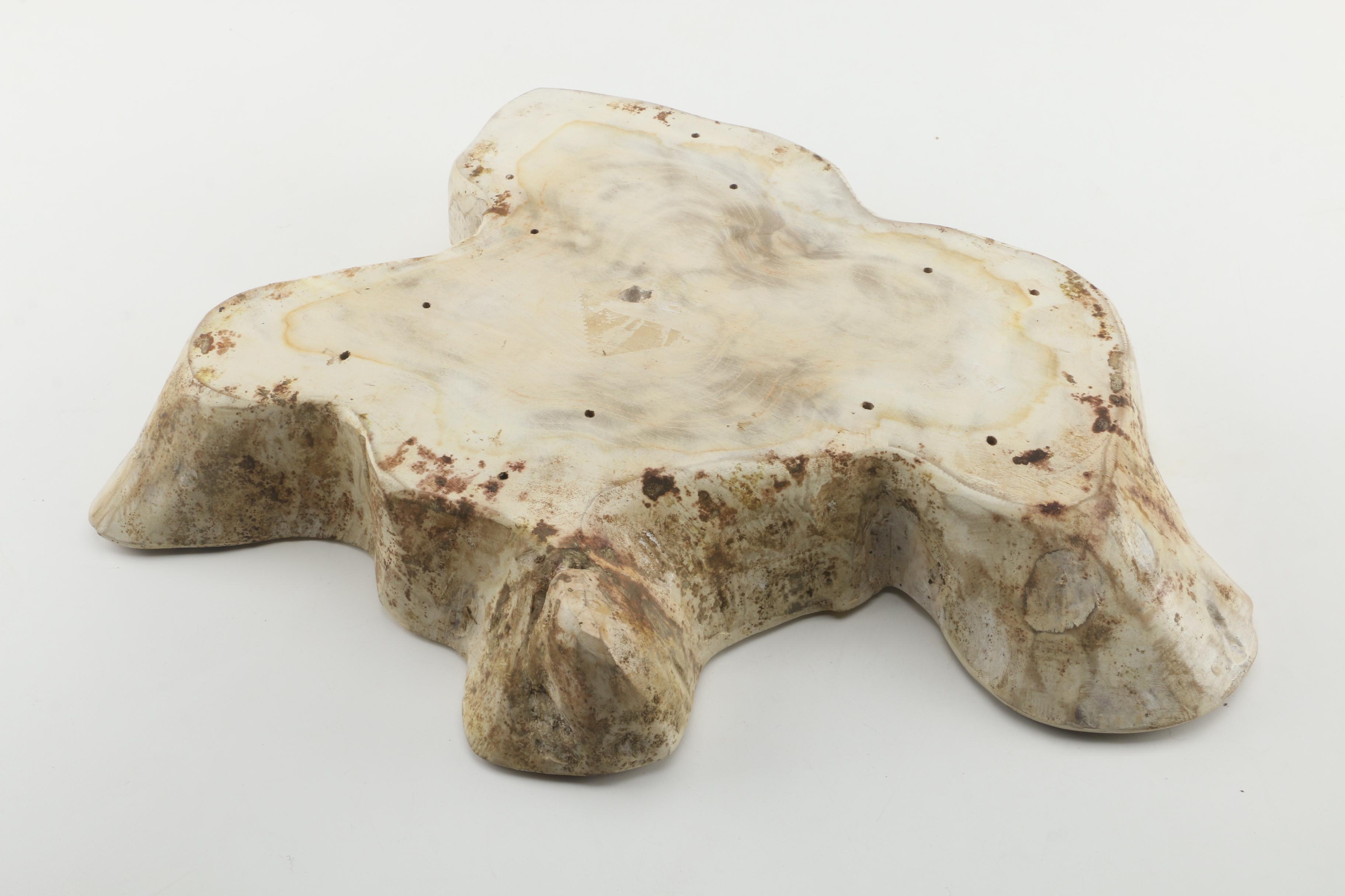 Painted Wood Slab Tabletop Panel