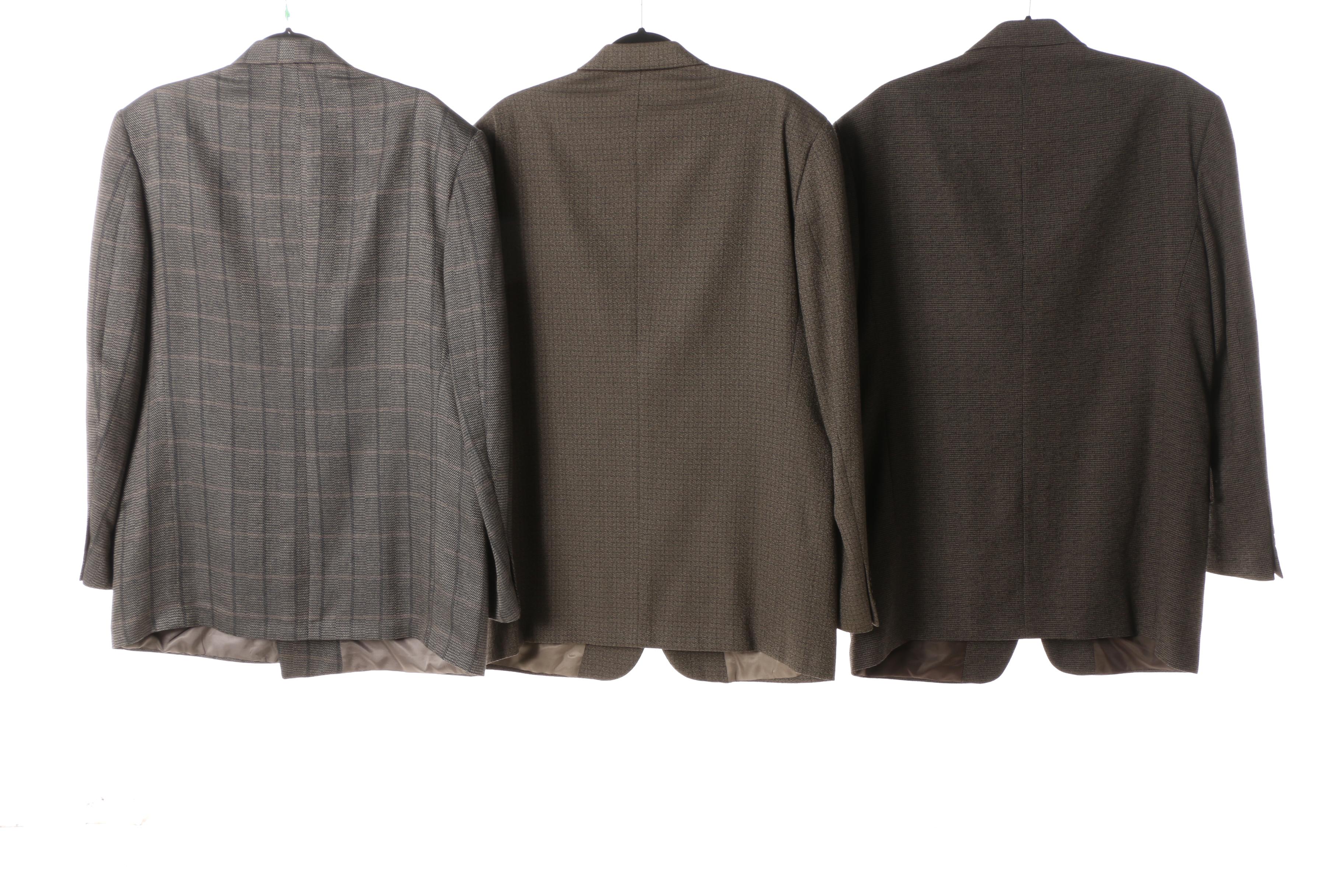 Men's Vintage Suit and Jackets including Christian Dior and Pierre Cardin