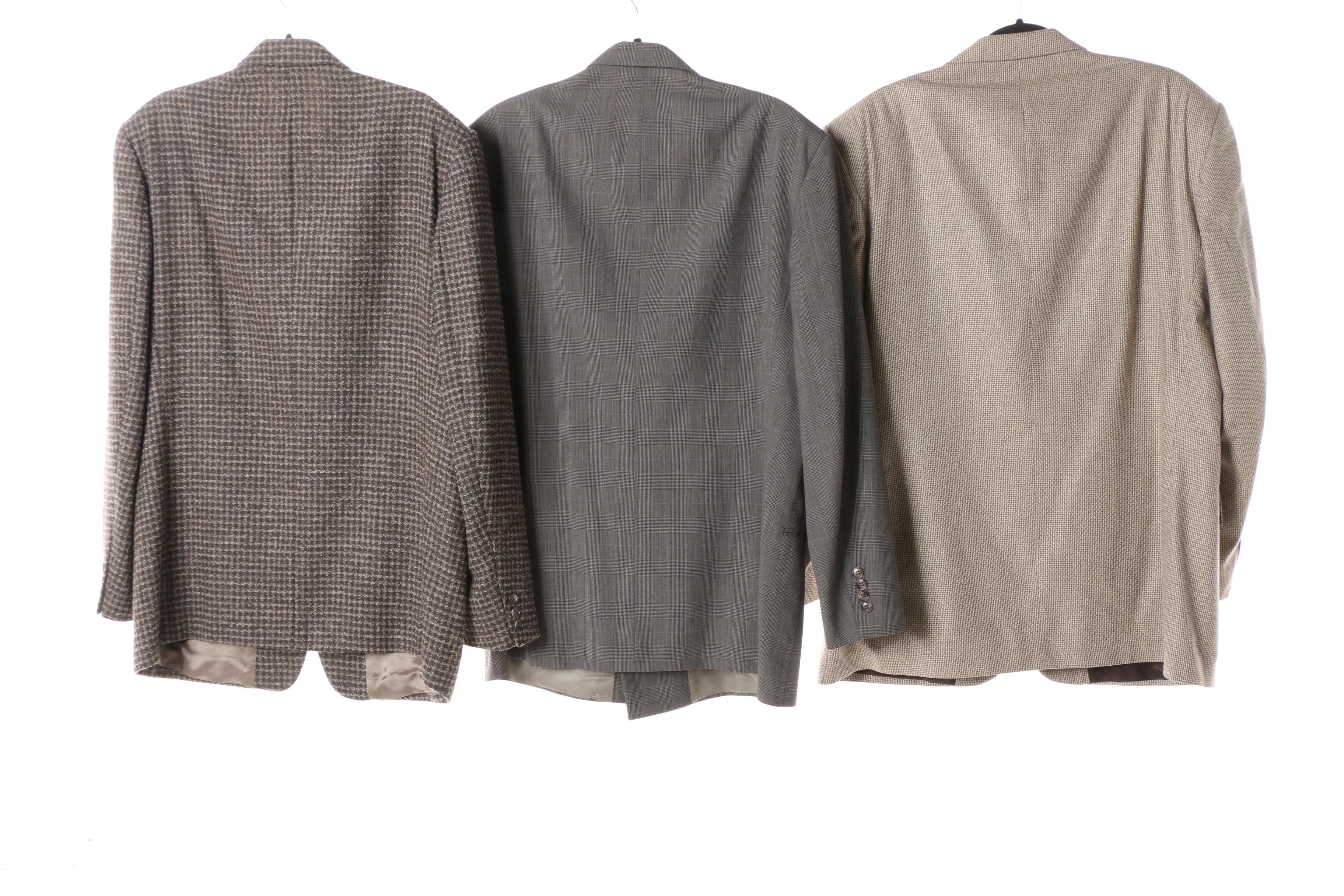 Men's Vintage Suit and Jackets including Christian Dior and Pierre Cardin