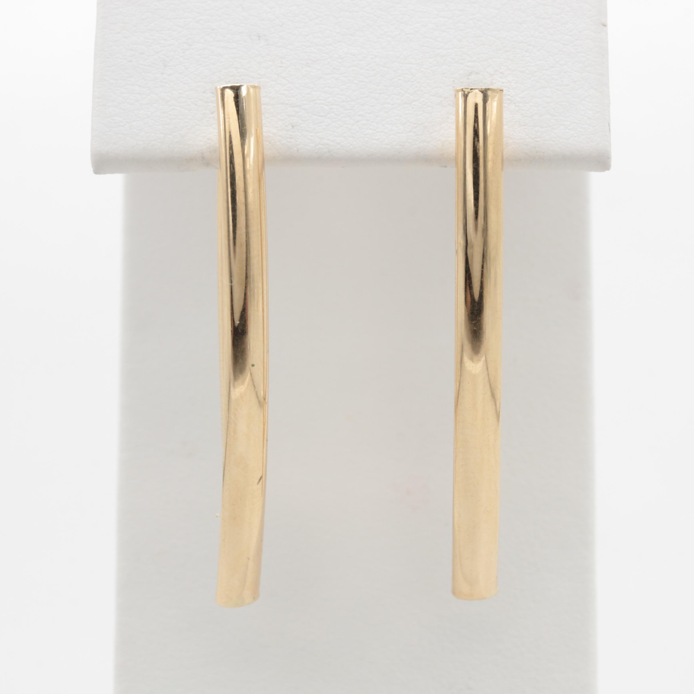 14K Yellow Gold Earrings