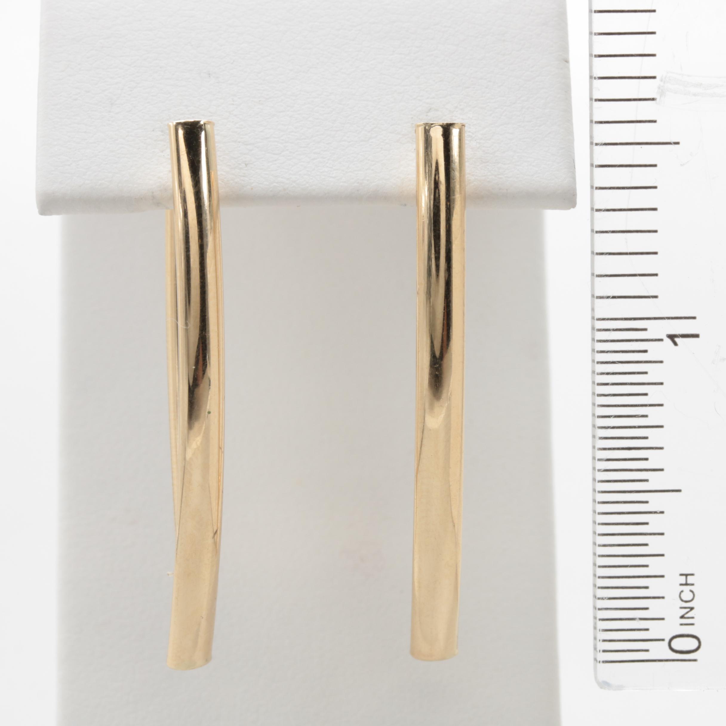 14K Yellow Gold Earrings