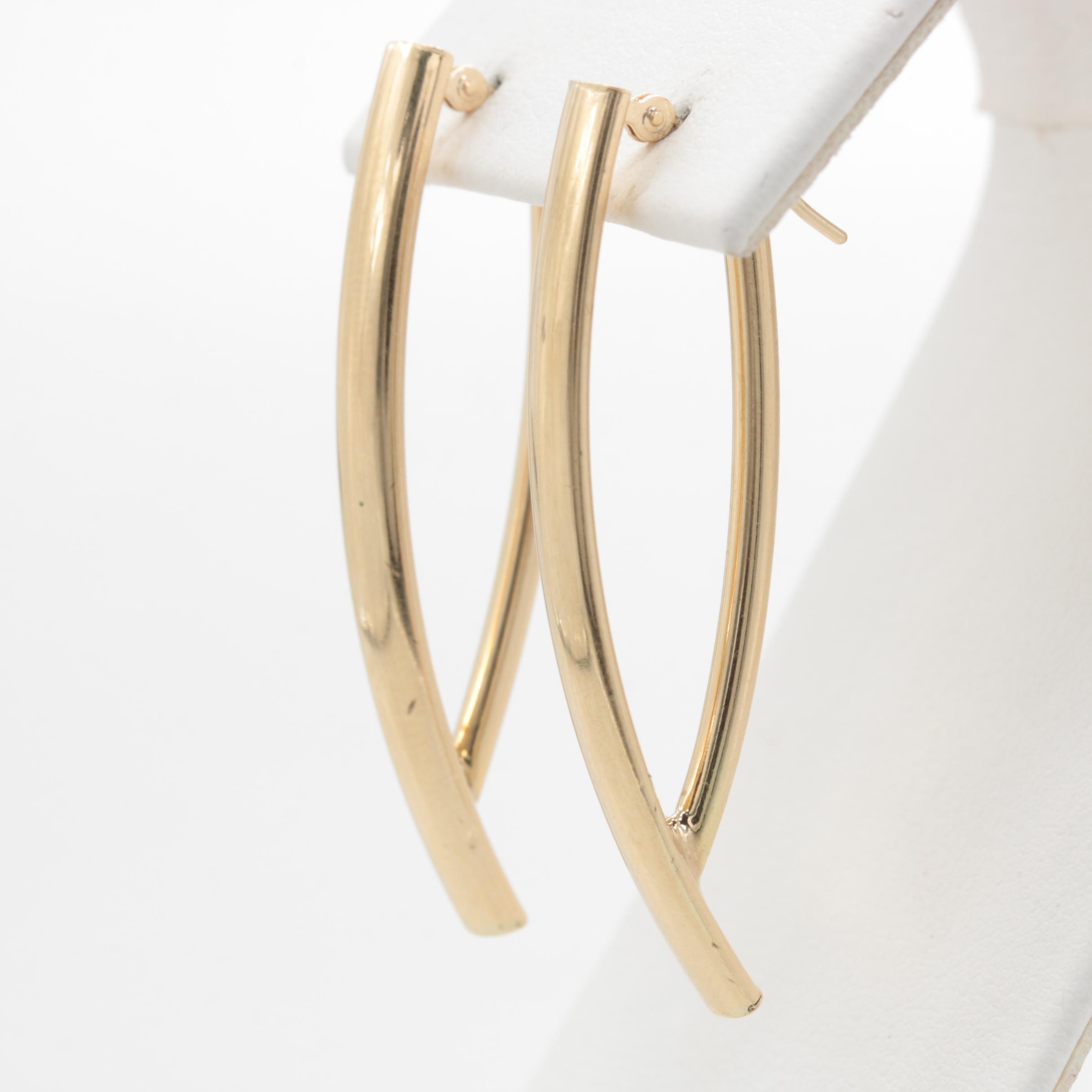 14K Yellow Gold Earrings