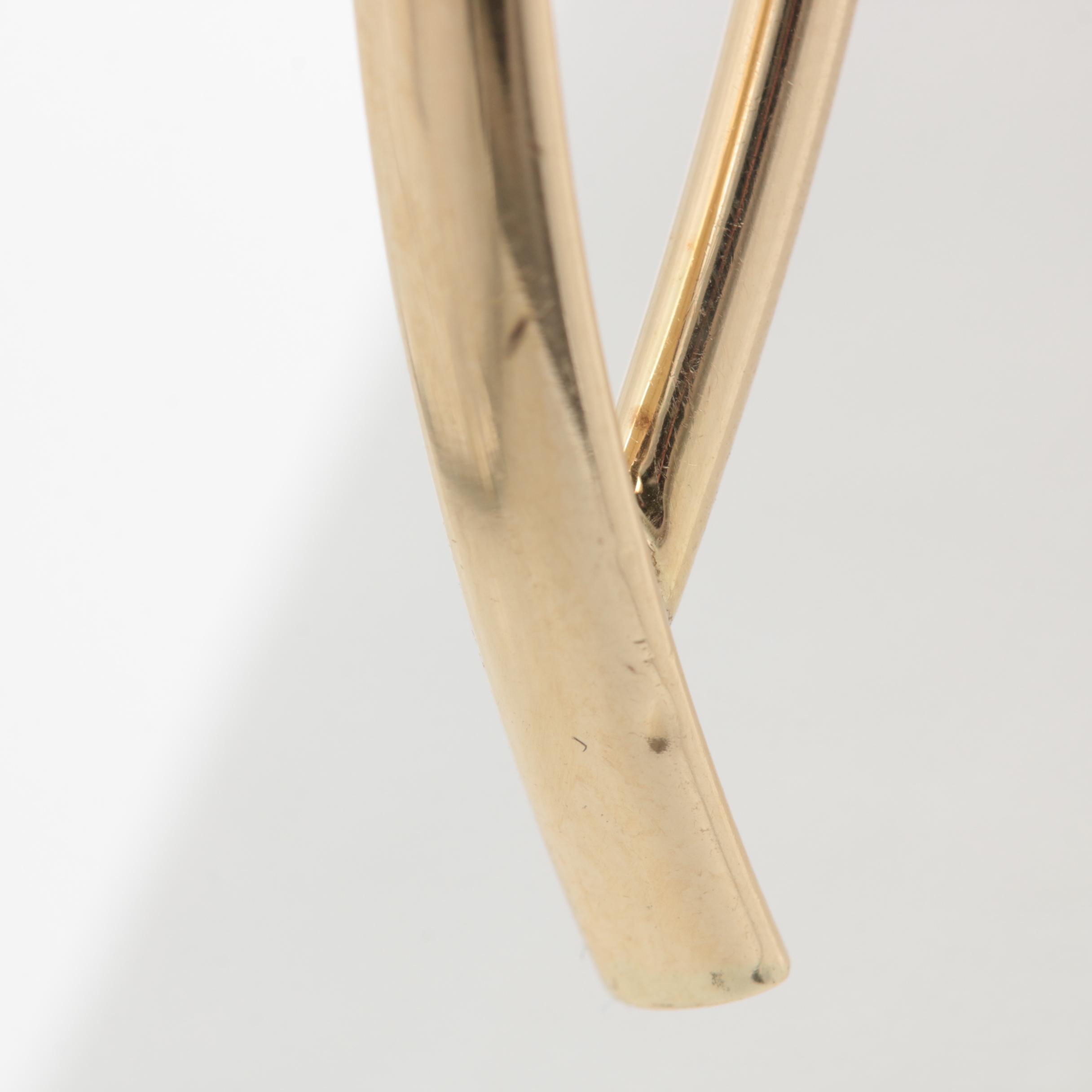 14K Yellow Gold Earrings