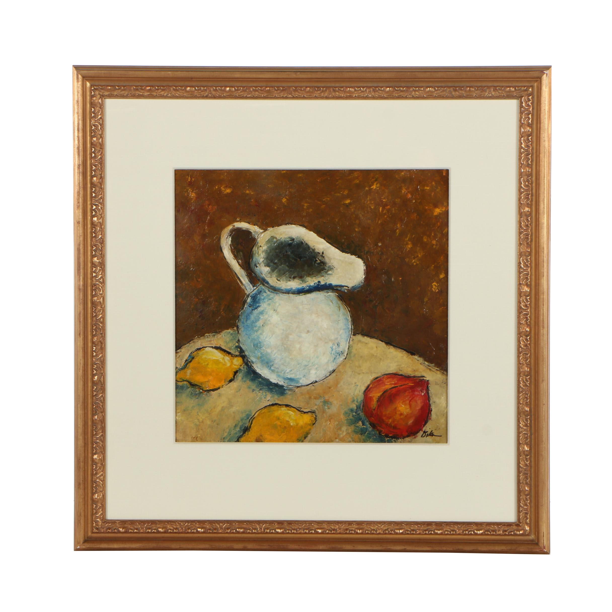 Oleg "Bika" Tsaava Still Life Oil Painting