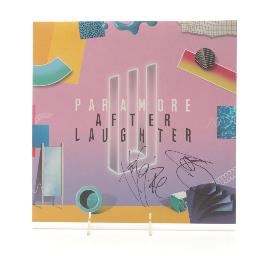 Paramore Signed "After Laughter" Album Cover  COA