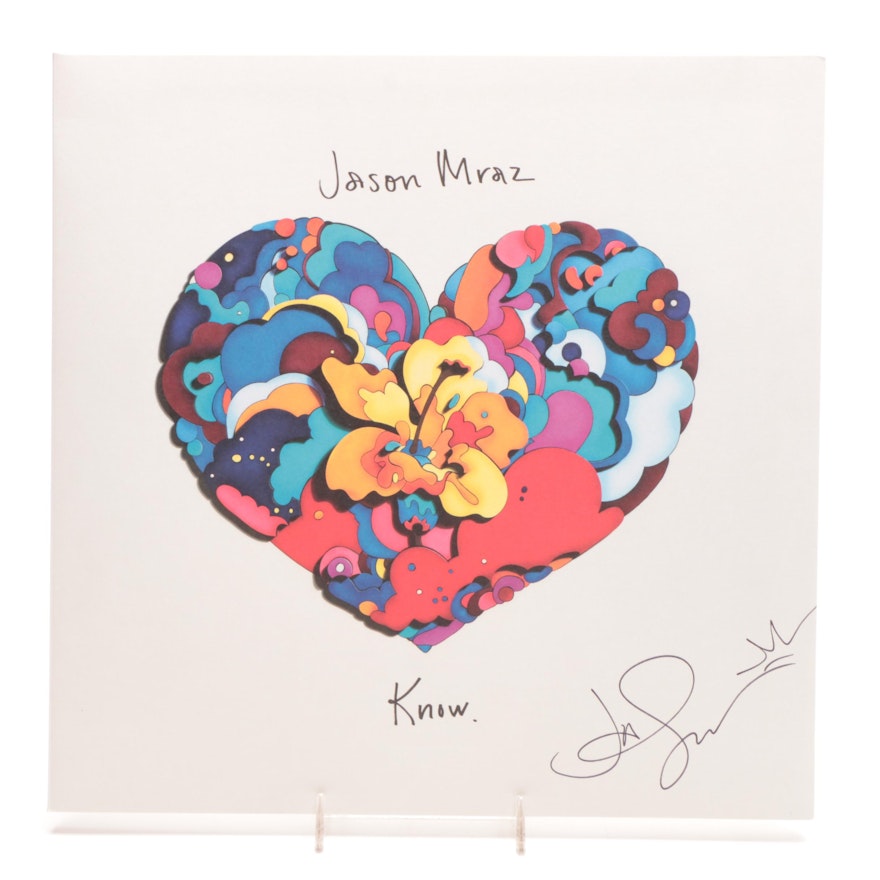 Jason Mraz Signed "Know" Album Cover  COA