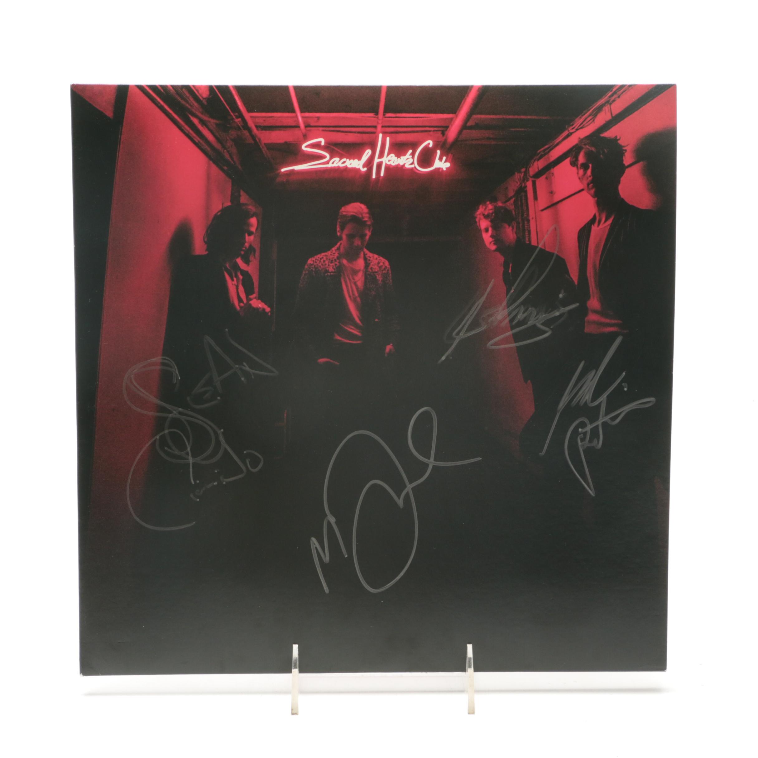 Foster The People Signed "Sacred Hearts Club" Album Cover
