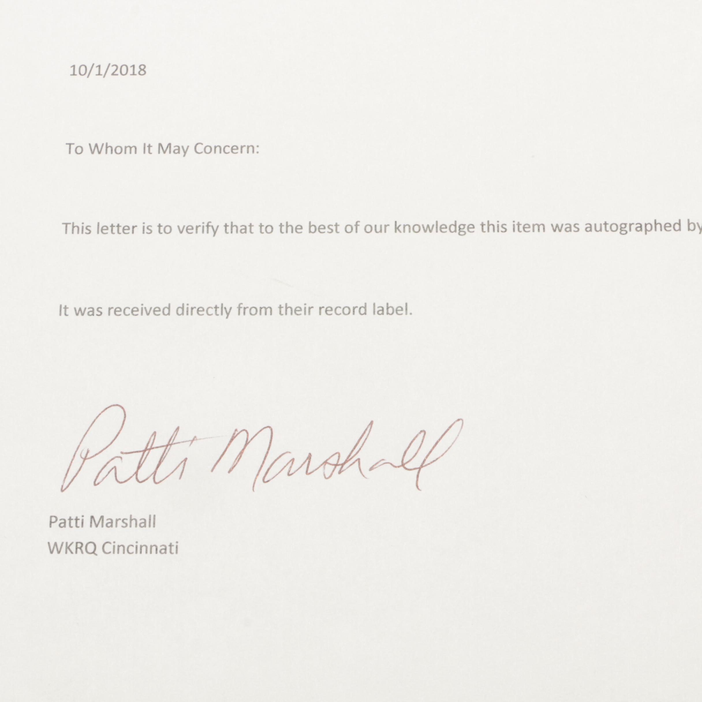 Foster The People Signed "Sacred Hearts Club" Album Cover