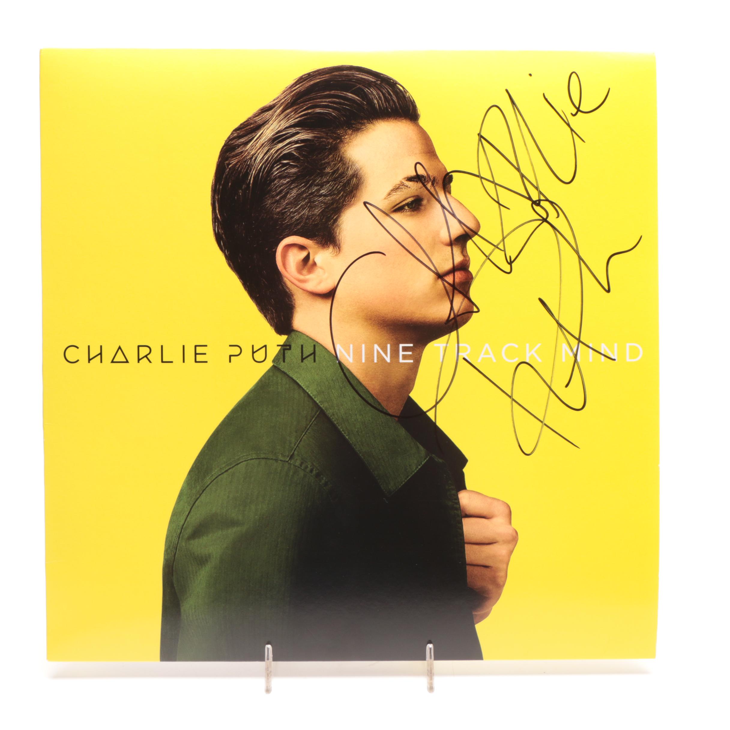 Charlie Puth Signed "Nine Track Mind" Album Cover