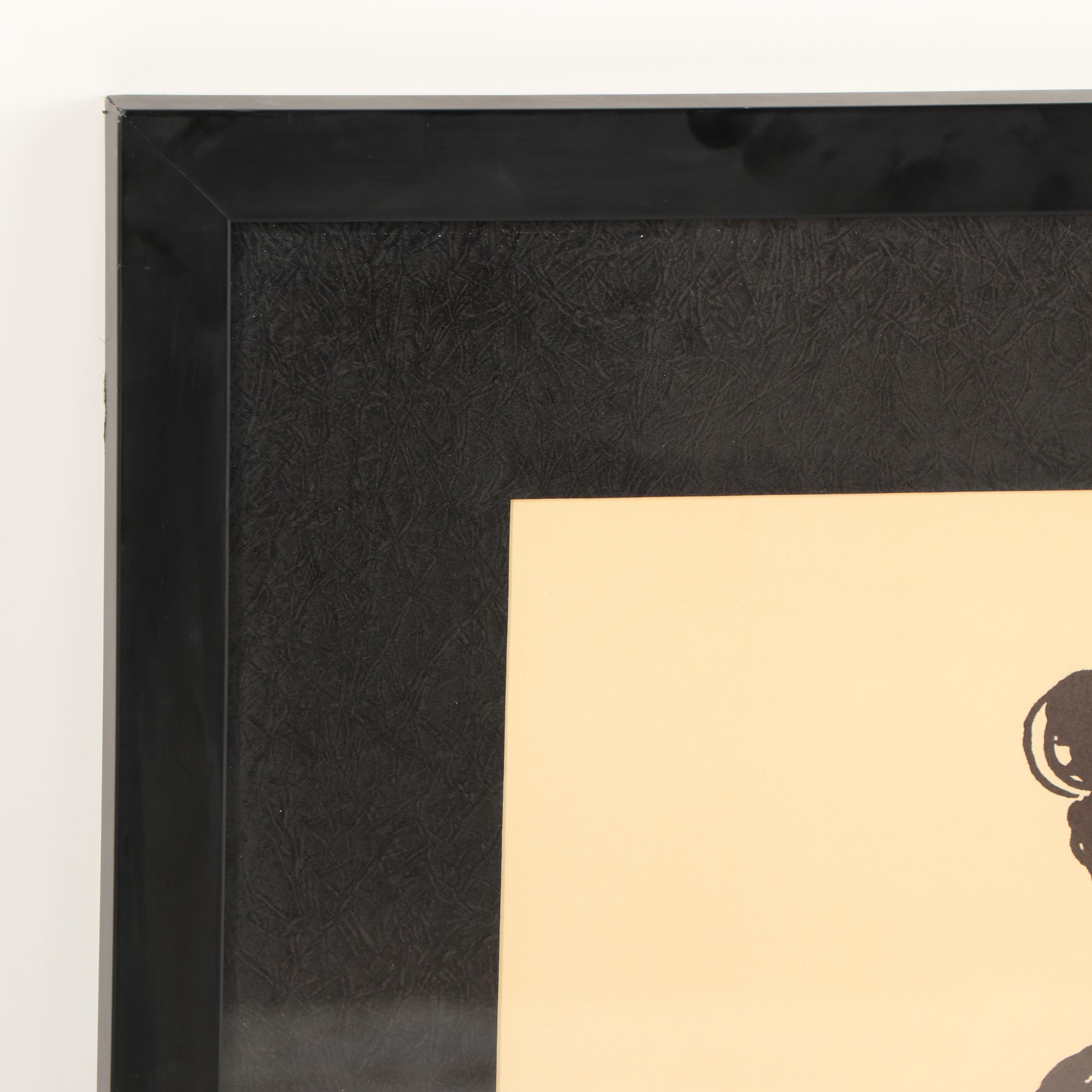 Peter Max Lithograph "The Mime"