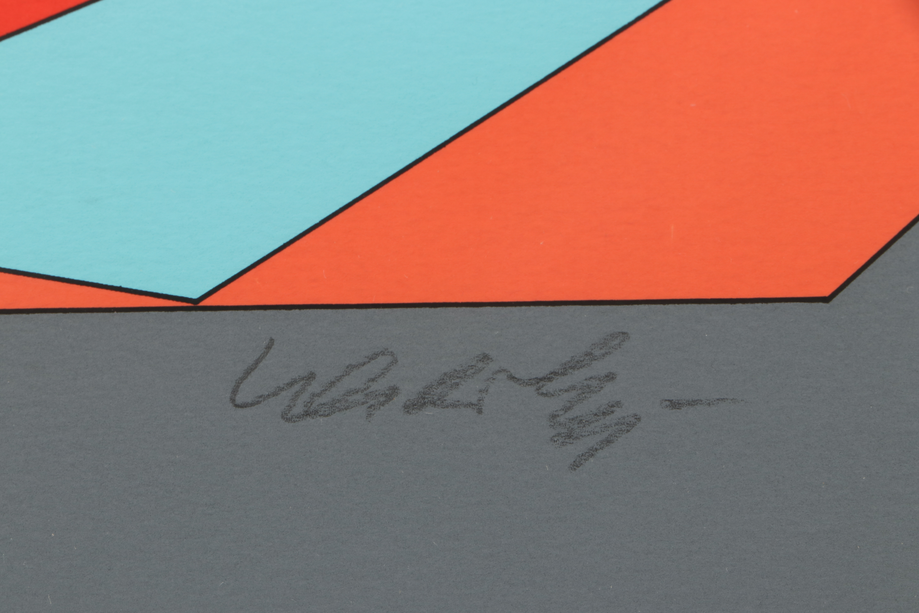 Victor Vasarely 1986 Limited Edition Serigraph on Paper "Kaglo II"