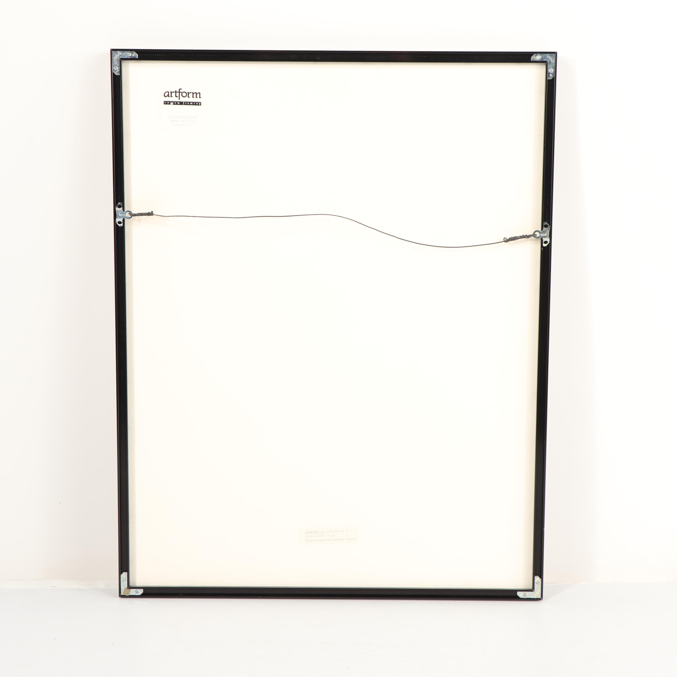 Patrick Nagatani and Andrée Tracey 1984 Polaroid "Downtown LA"