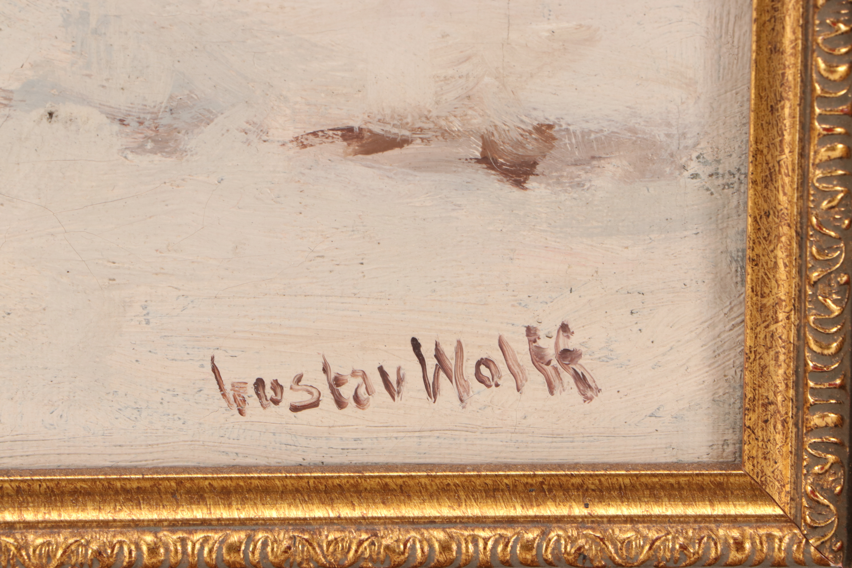 Gustav Wolff Oil Painting on Canvas