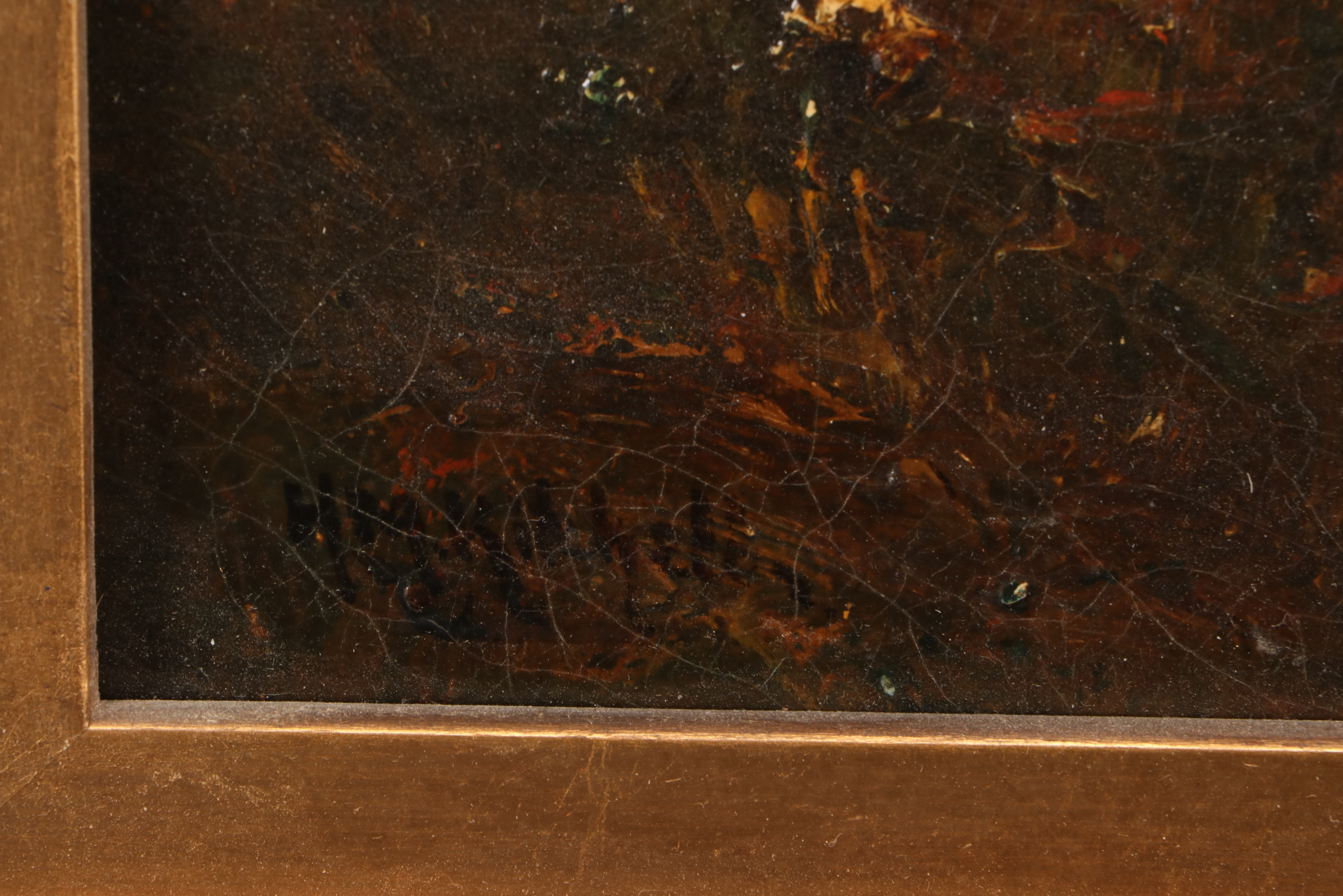 Hudson Mindell Kitchell Tonalist Oil Landscape on Canvas