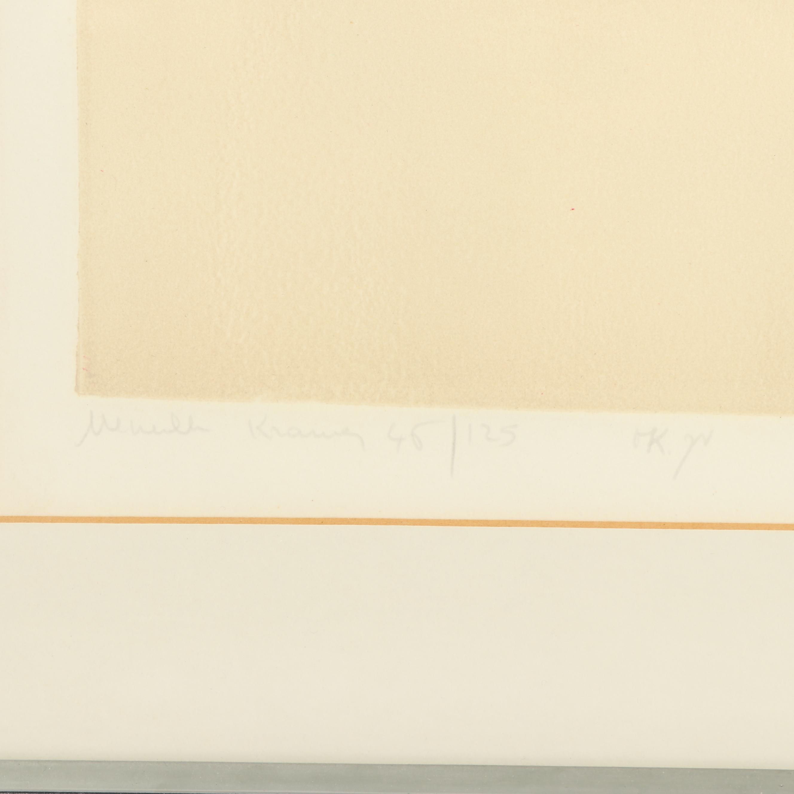 Mirielle Kramer Limited Edition Color Lithograph