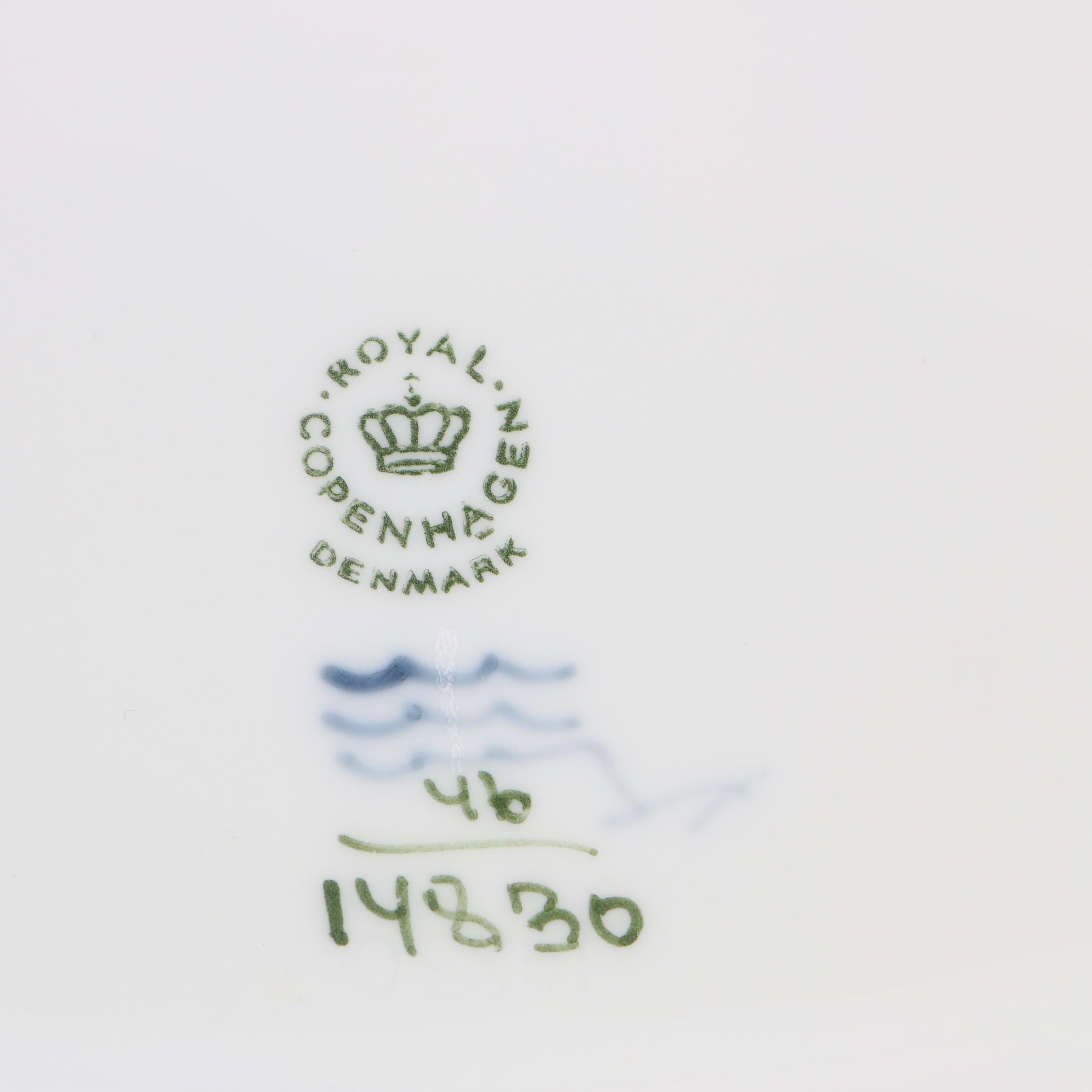 Danish Modern Royal Copenhagen "Rimmon" Serveware by Johannes Hedegaard