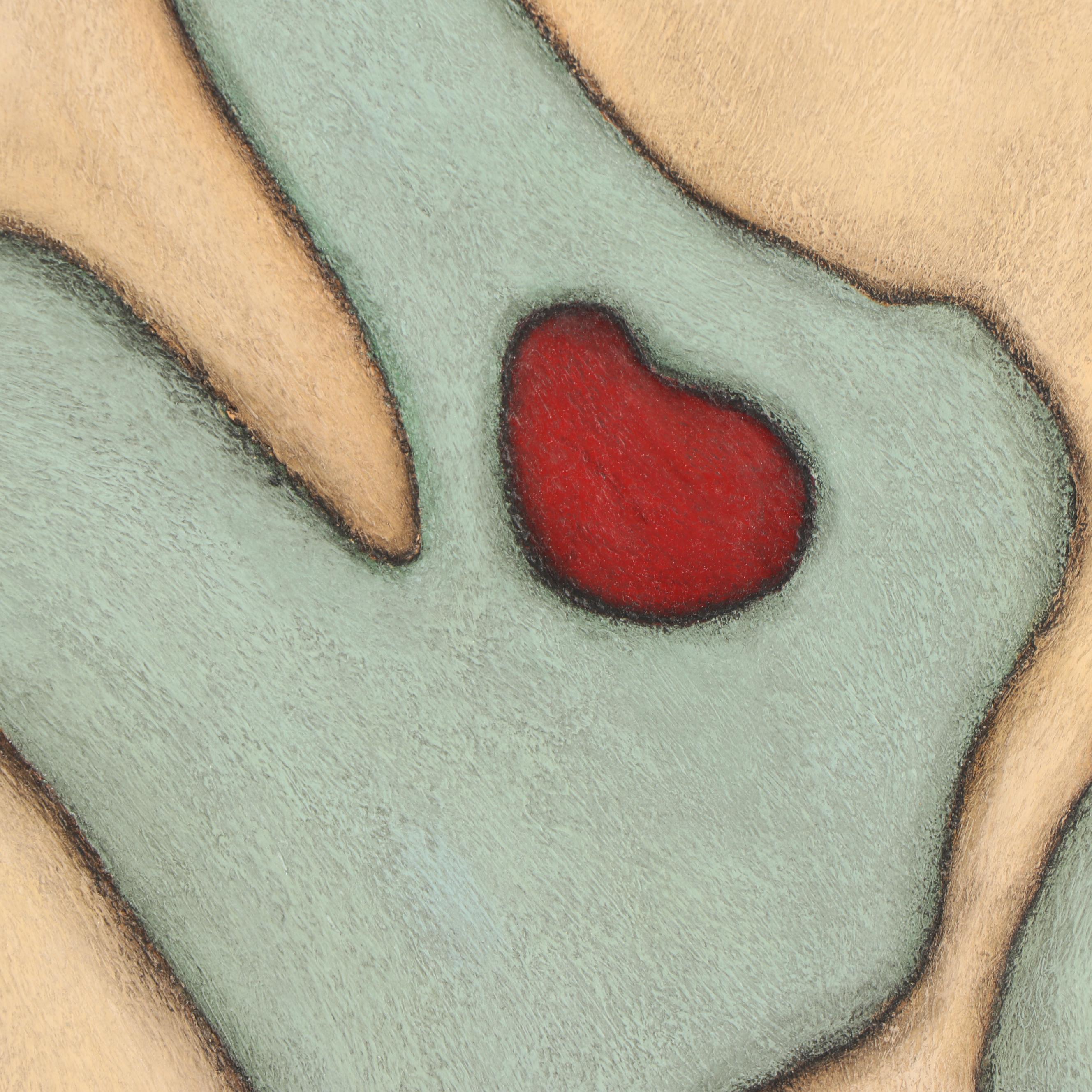 Toby Kahn 1992 Acrylic Painting "Cadha"