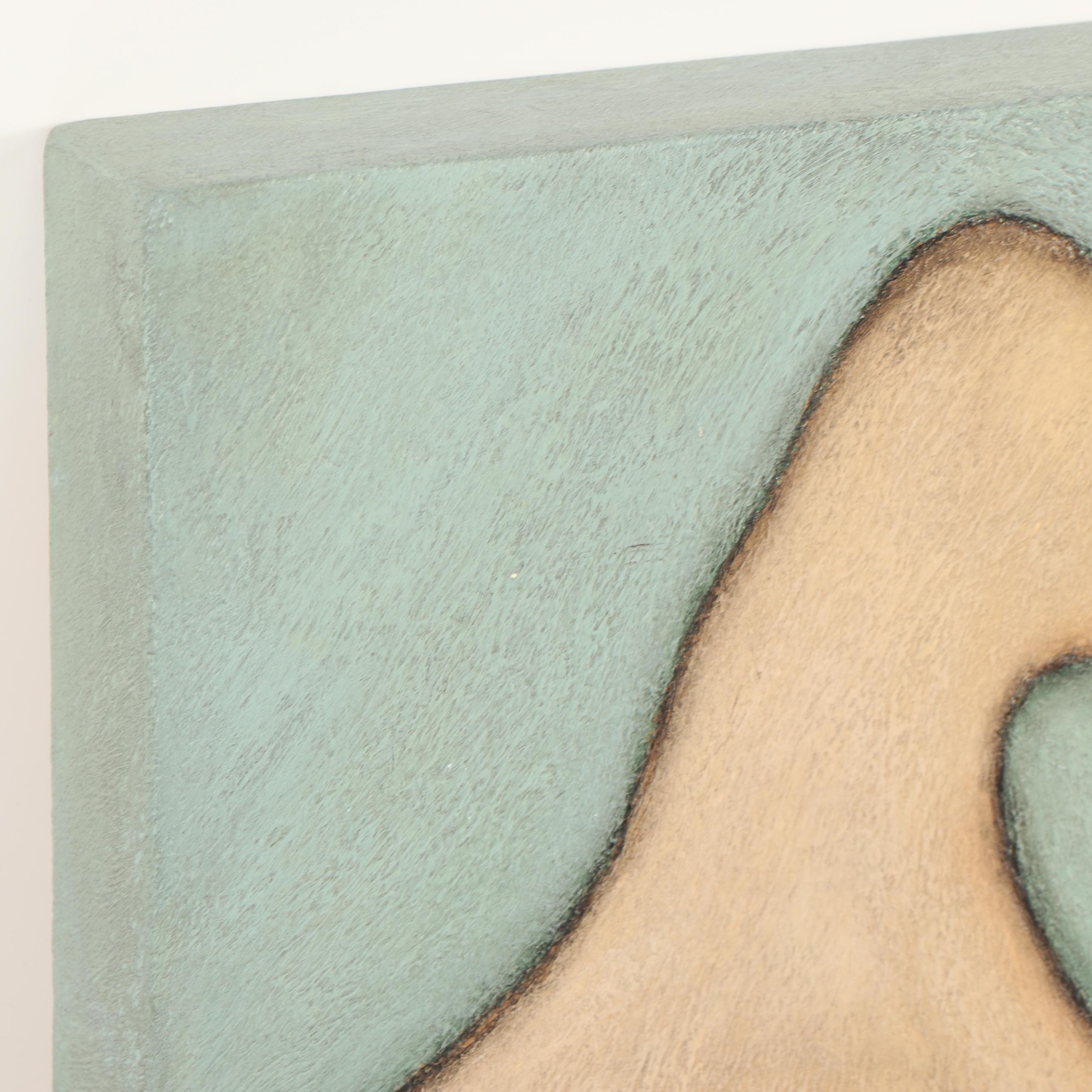 Toby Kahn 1992 Acrylic Painting "Cadha"