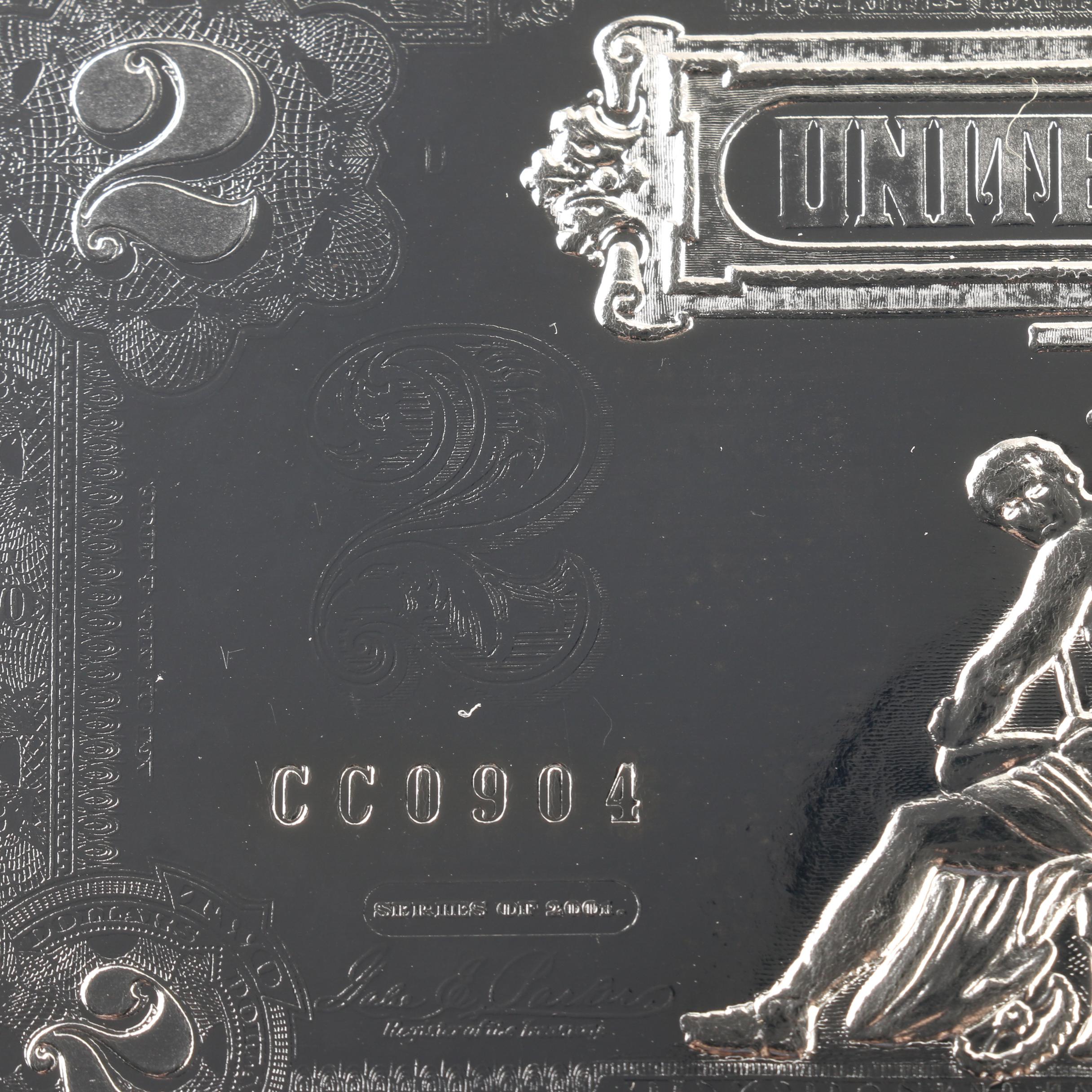 2001 National Collector’s Mint Silver Reproduction $2 Silver Certificate