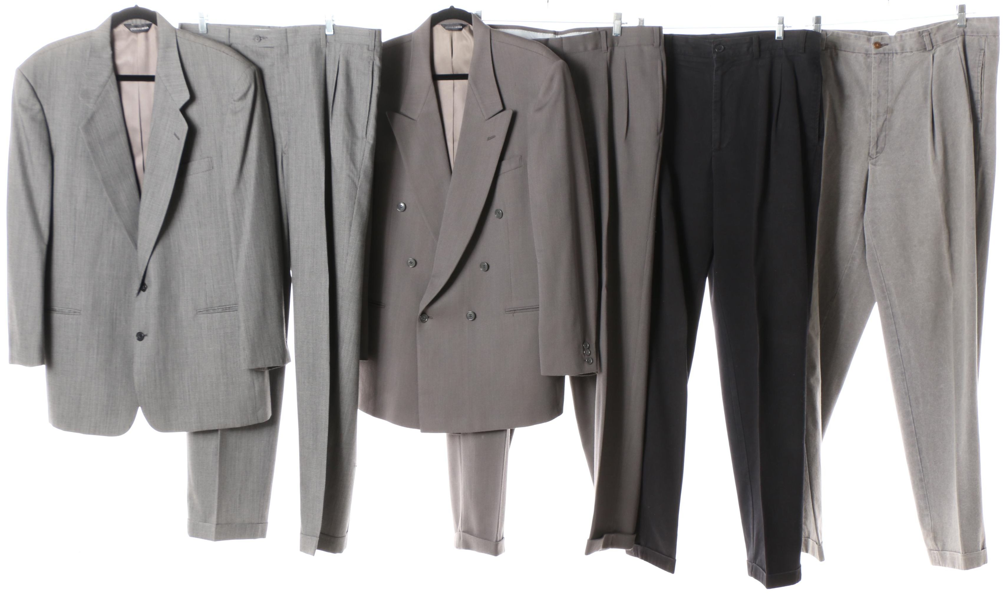 Men's Suits and Casual Pants Including Pierre Cardin and Matteo Maas