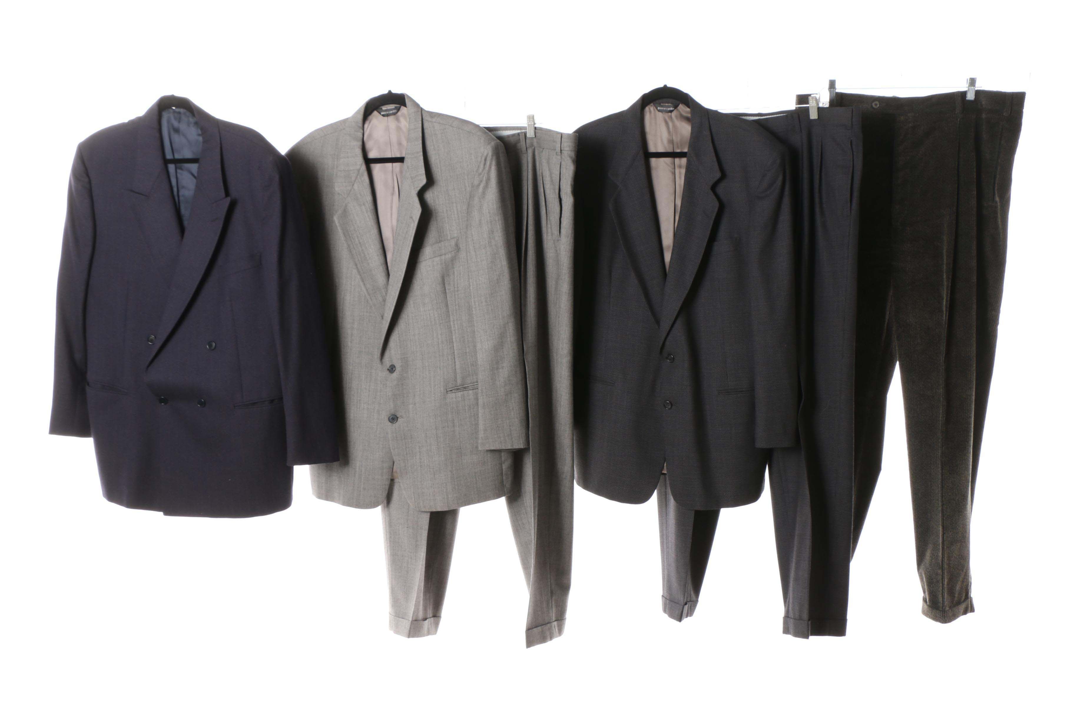 Men's Suits and Casual Pants Including Pierre Cardin and Matteo Maas