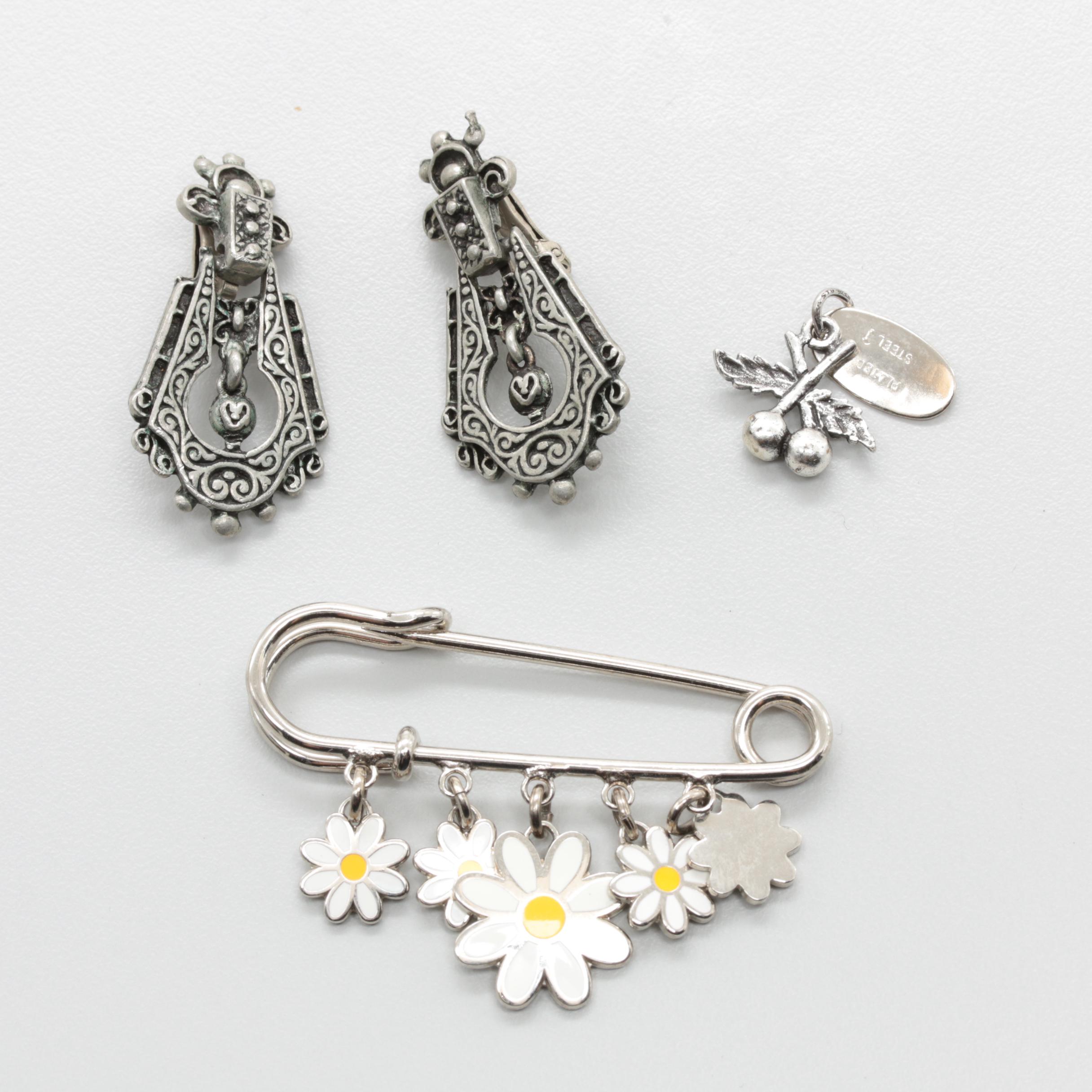 Jewelry Assortment Including Givenchy, Lisner, Weiss, Swarovski, Coach and More