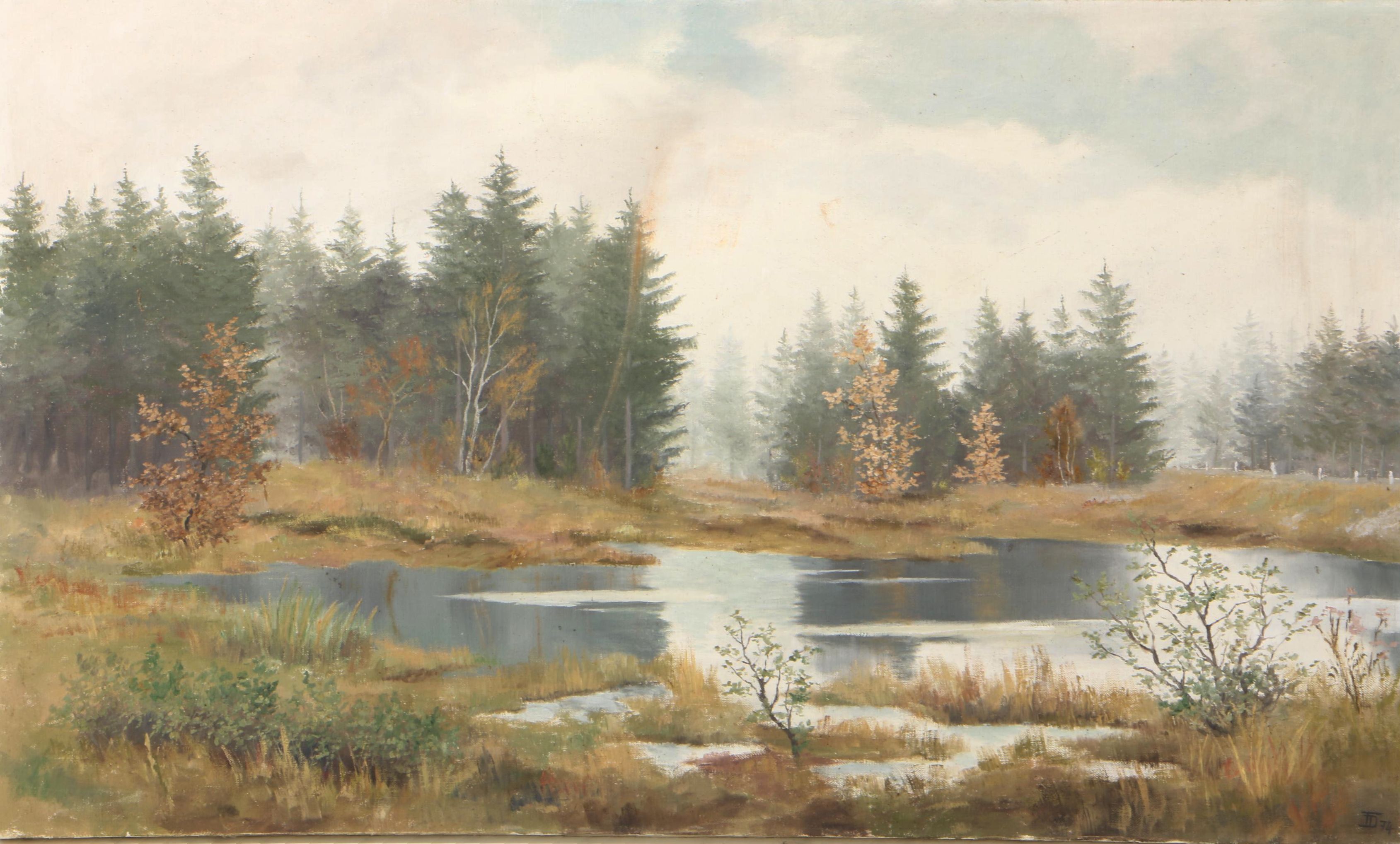 1974 Landscape Oil Painting
