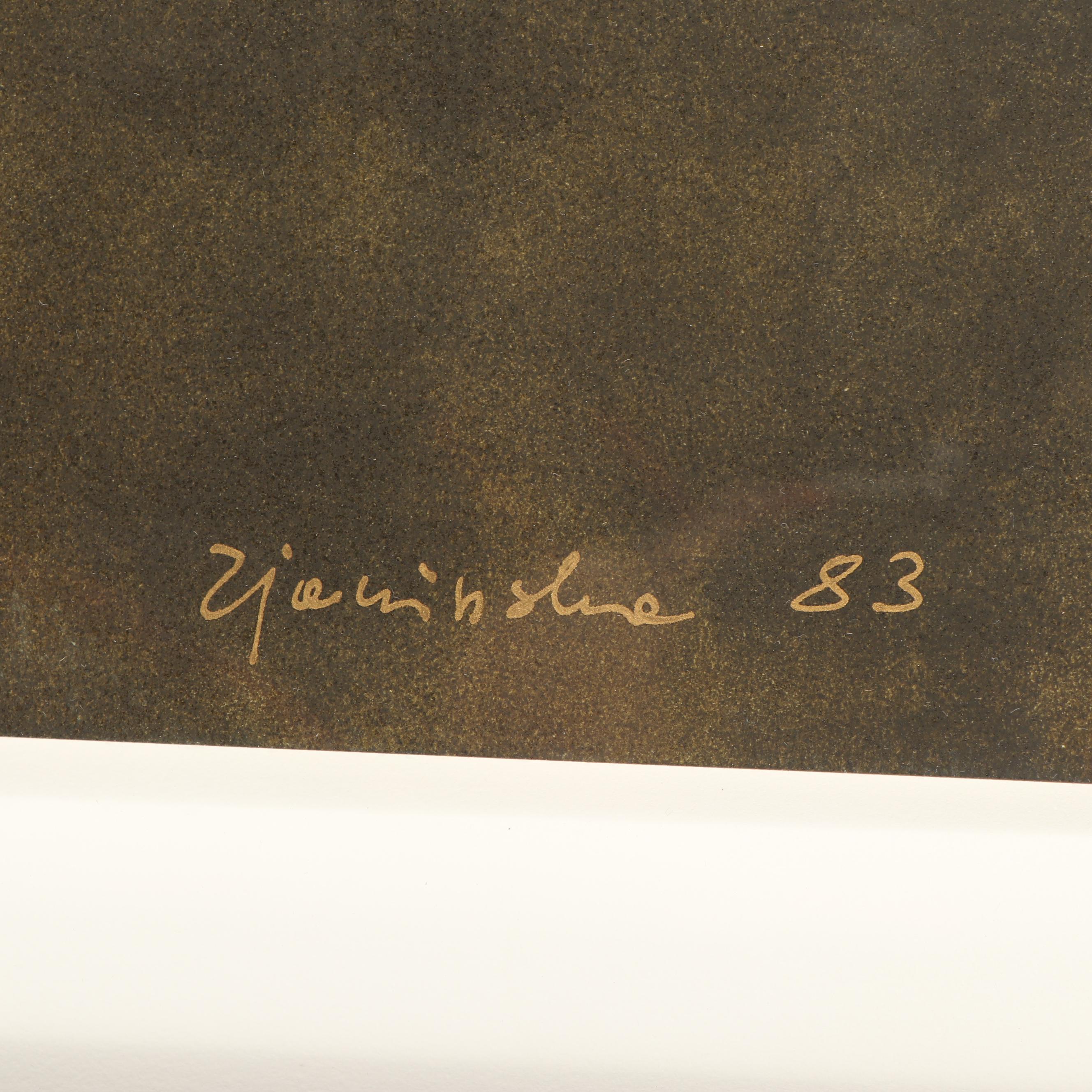 Johanna Zjawinska Watercolor Painting "Night Spots"