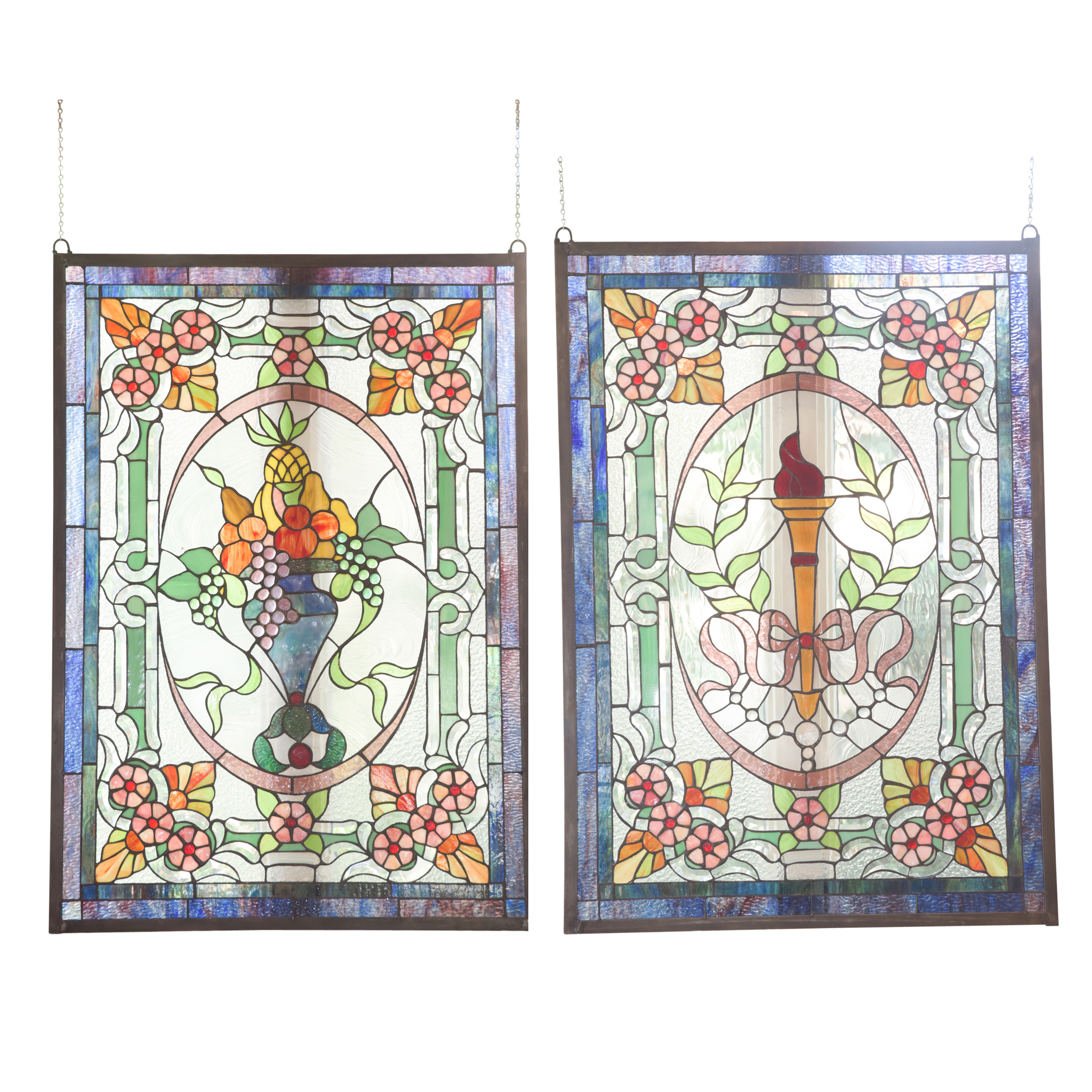 Stained Glass Hanging Panels