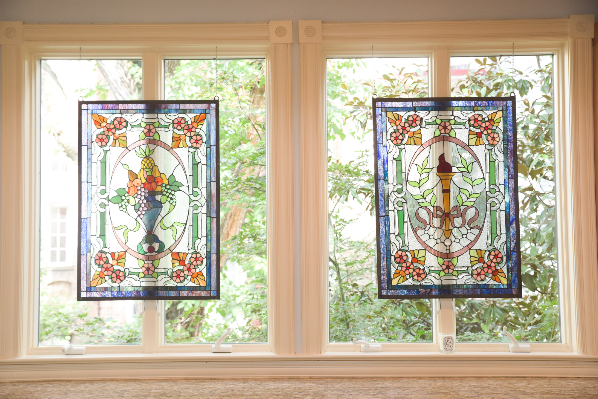 Stained Glass Hanging Panels