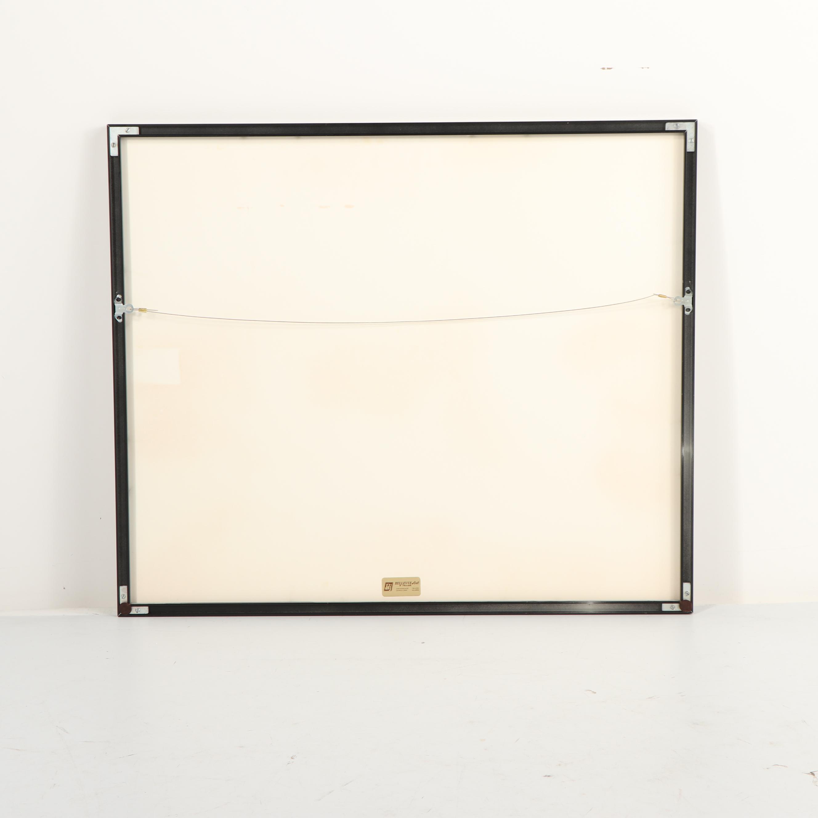 Rick Gill Offset Lithograph of Loon on Lake