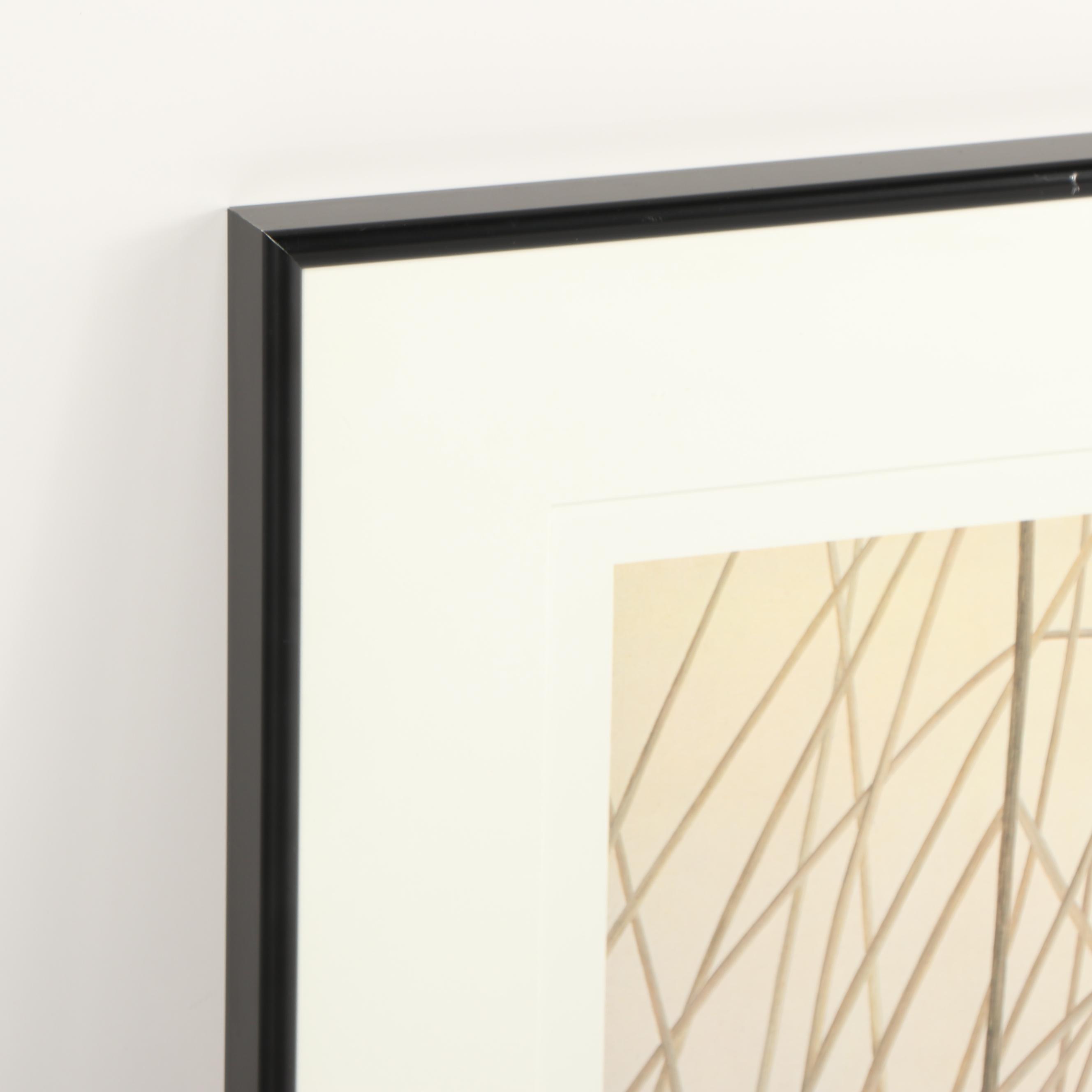 Rick Gill Offset Lithograph of Loon on Lake