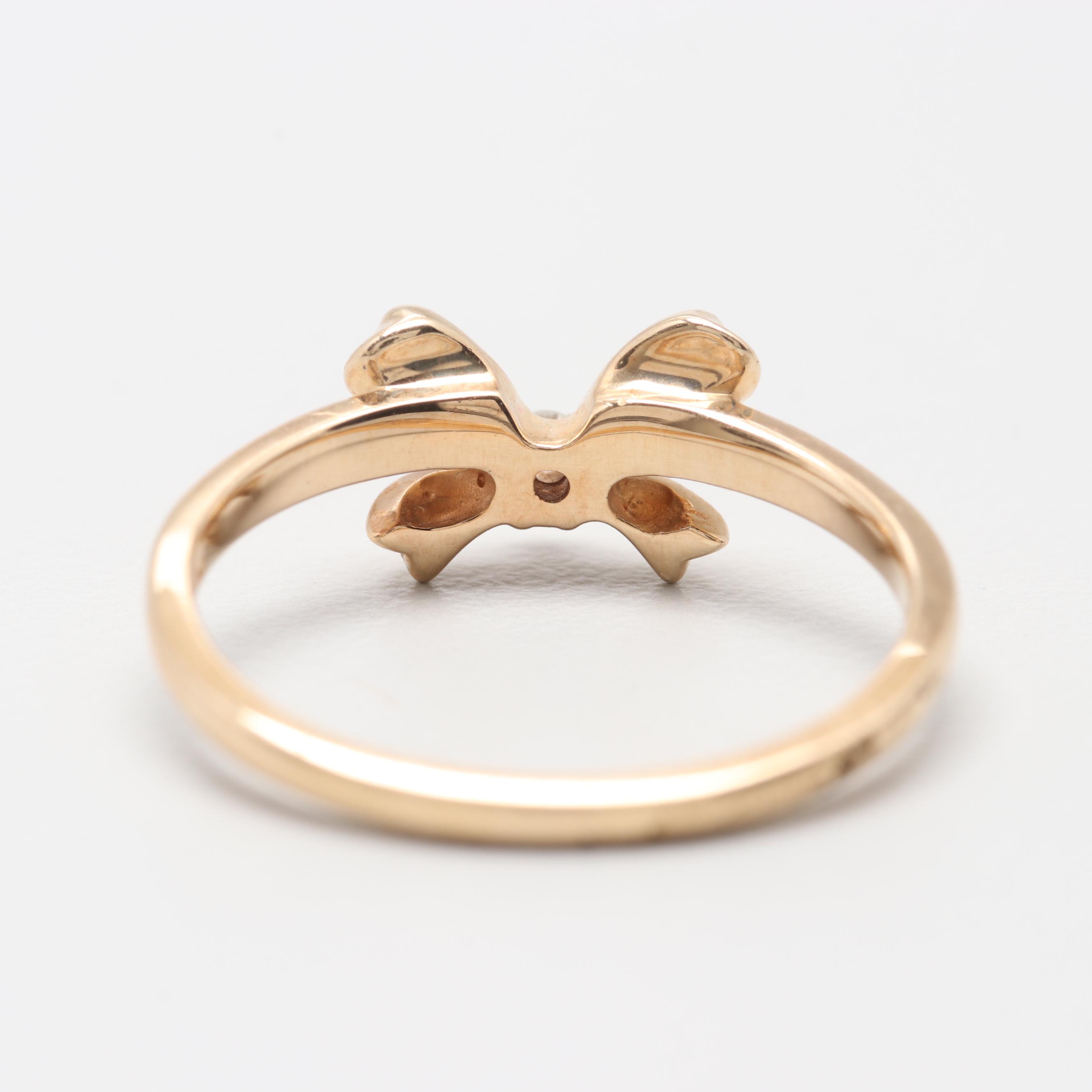 10K Yellow Gold Diamond Ring