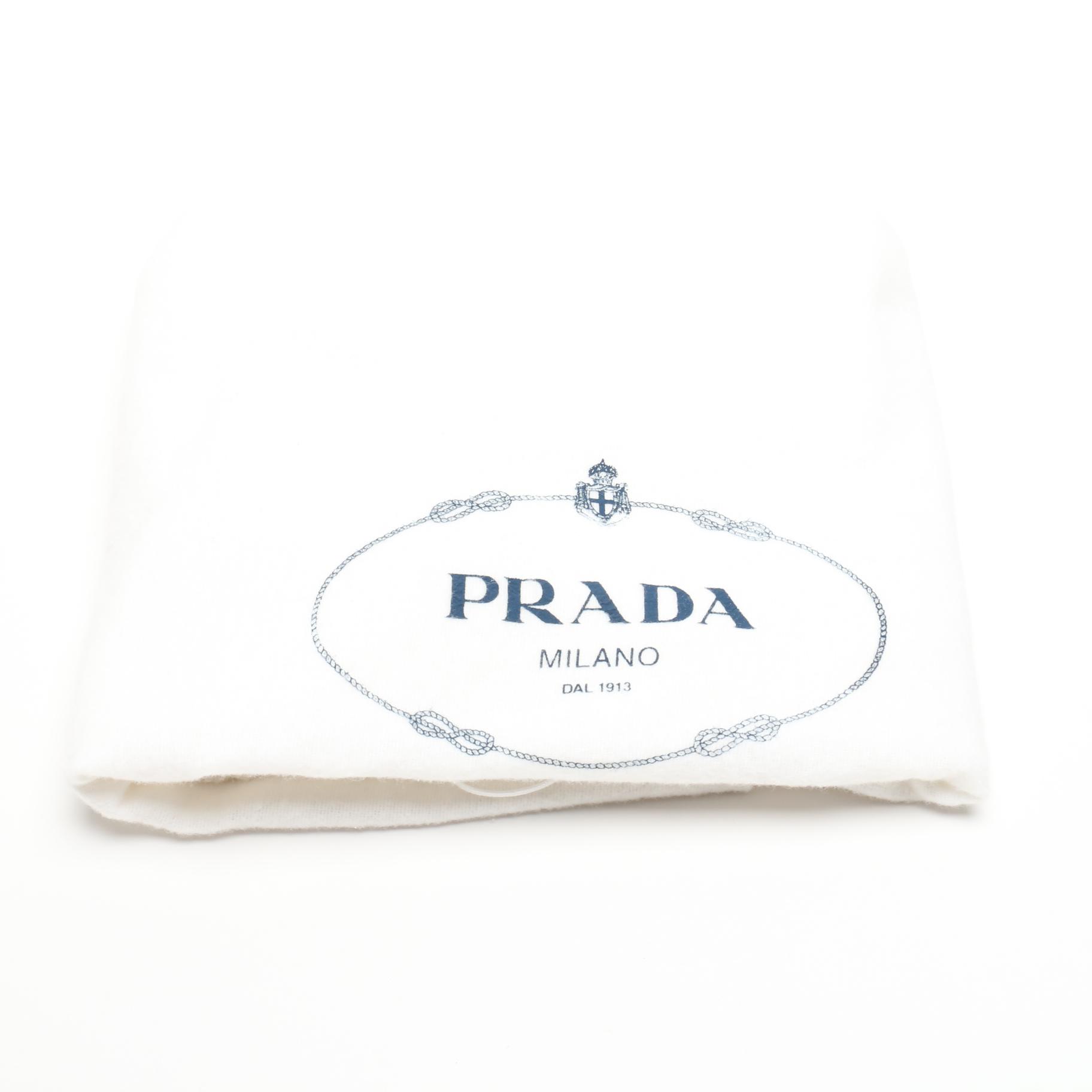 Prada Chestnut Brown Leather Tote Bag