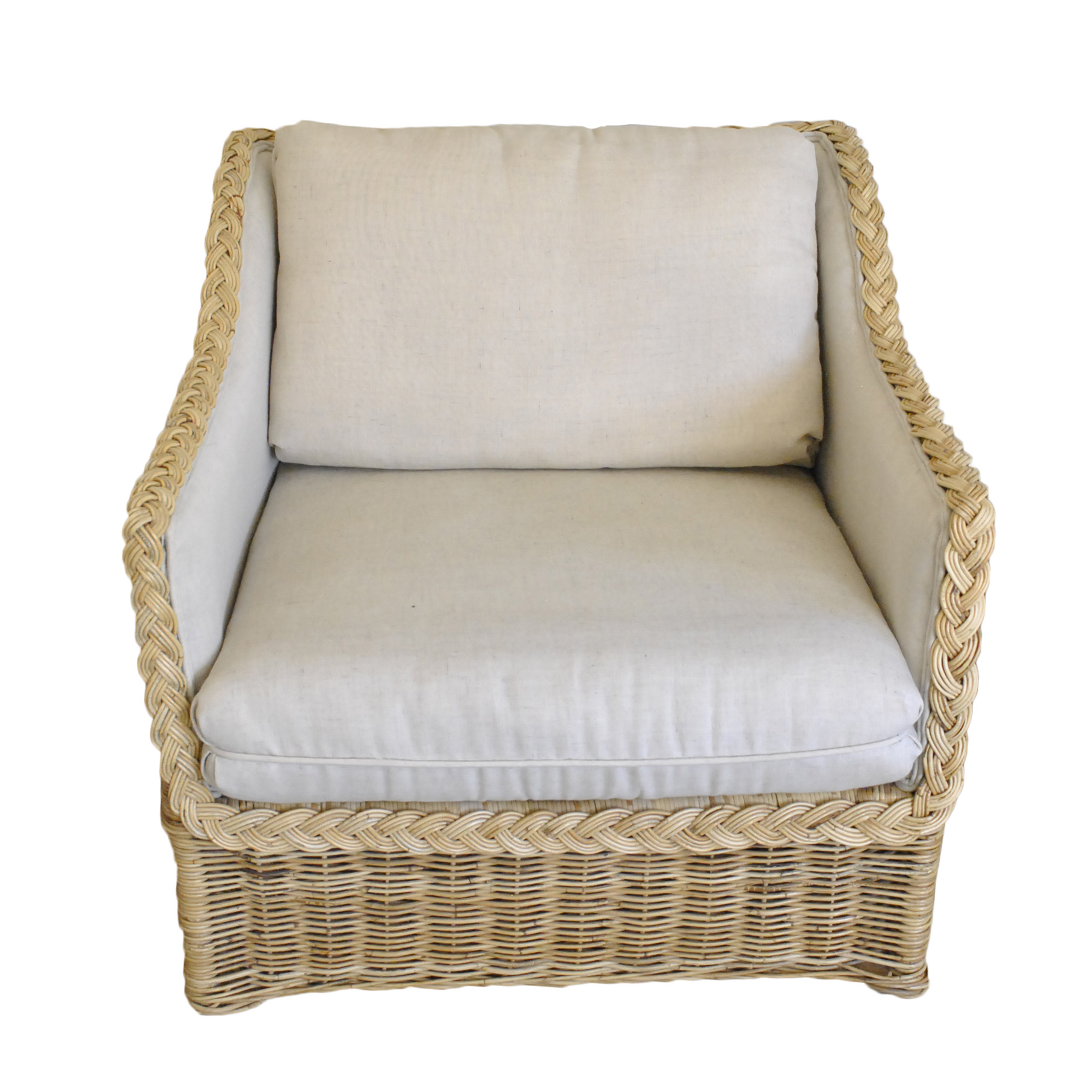 Patio Wicker Weave Armchair