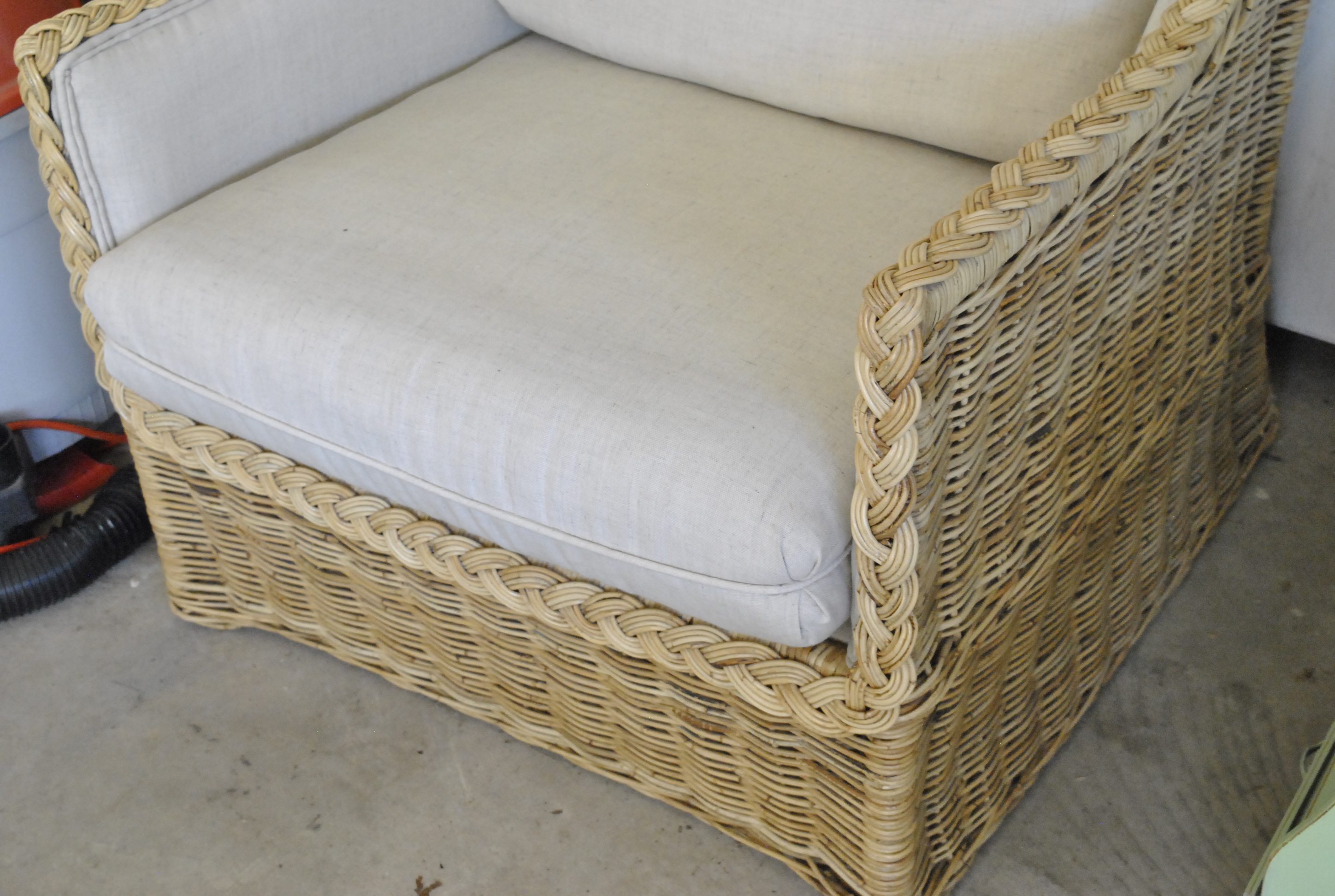 Patio Wicker Weave Armchair