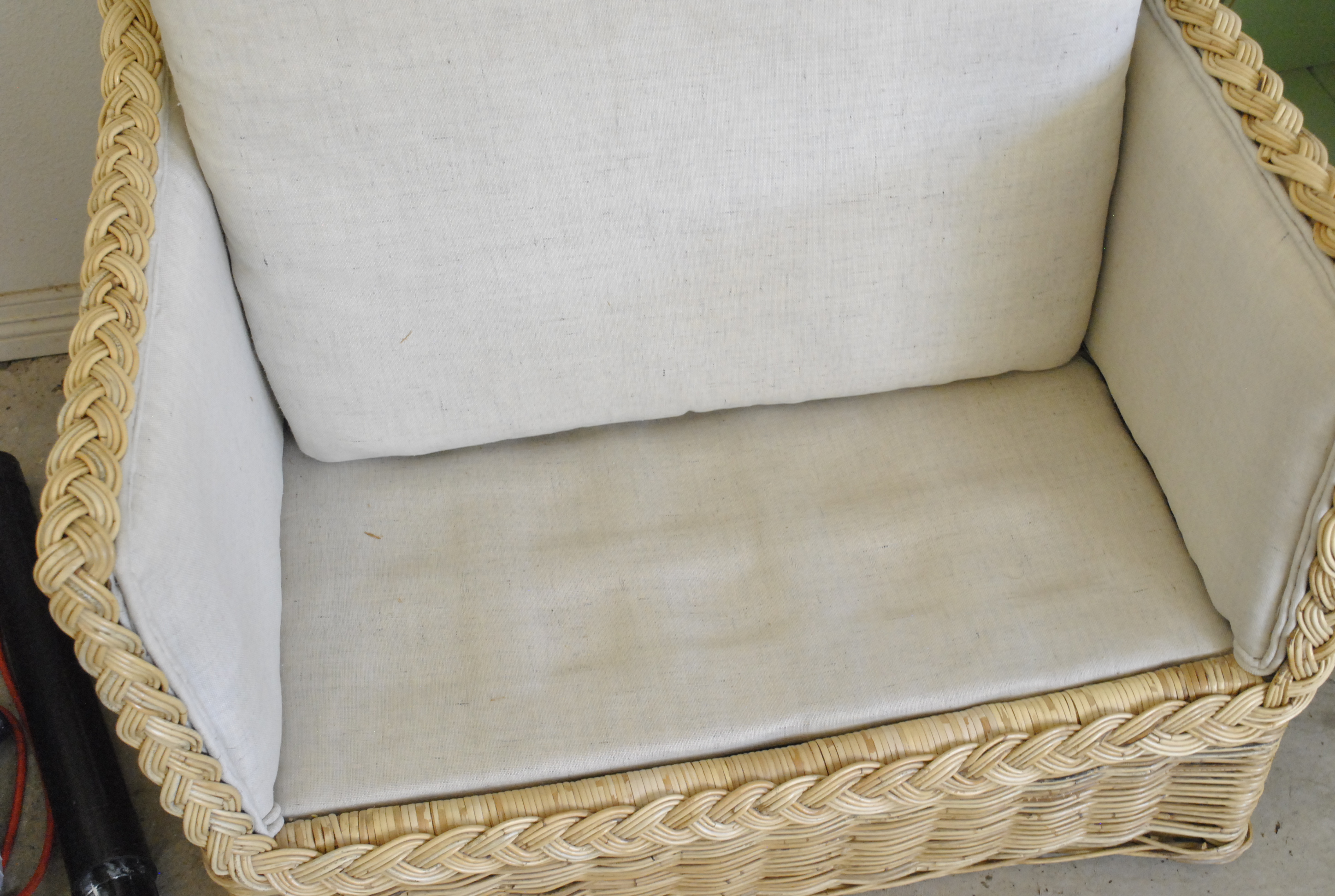 Patio Wicker Weave Armchair