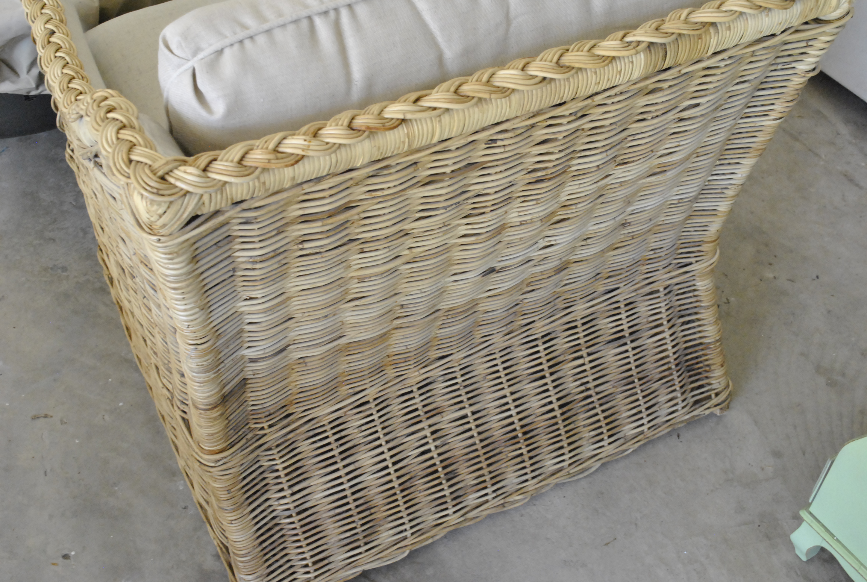 Patio Wicker Weave Armchair