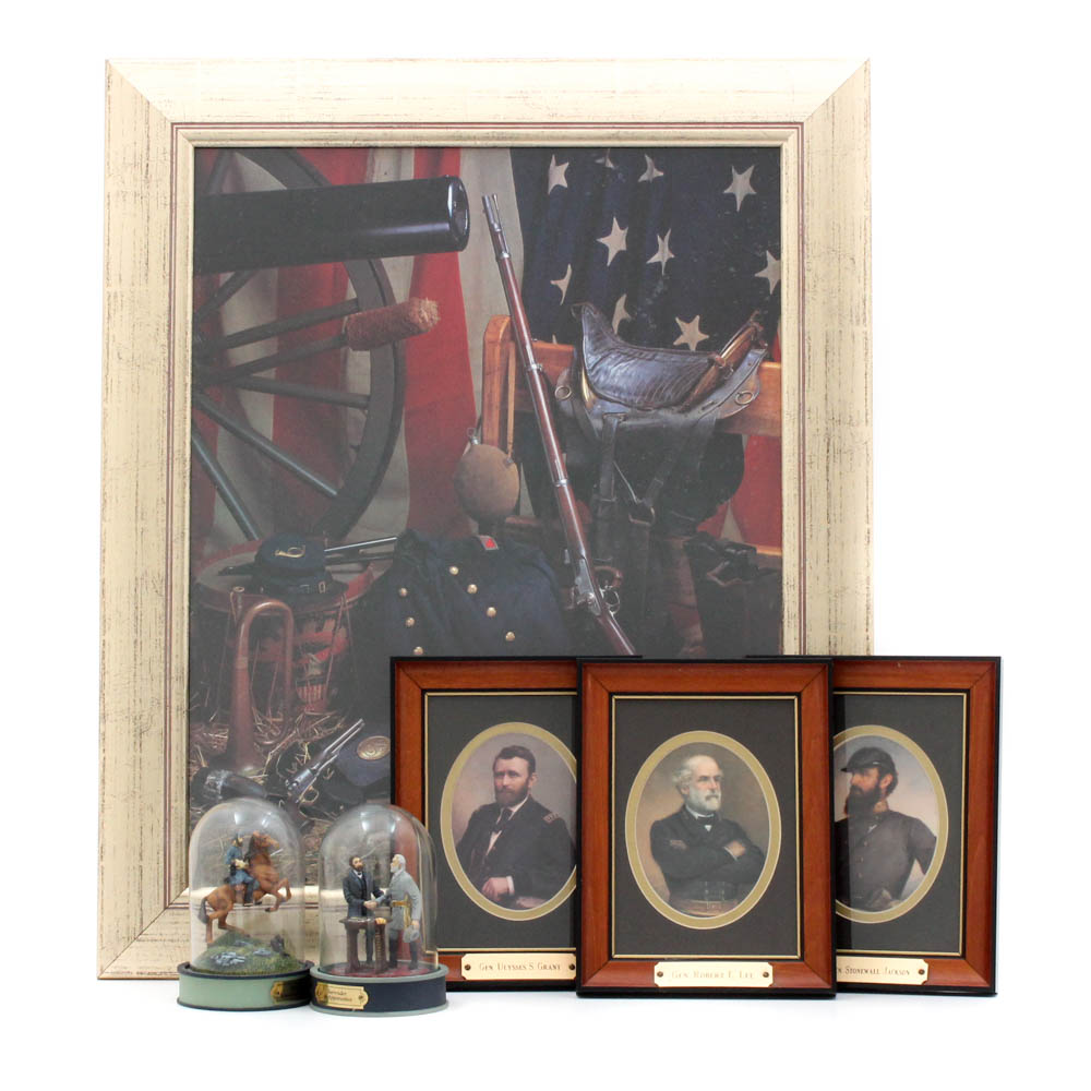 Civil War Artwork and Figurines
