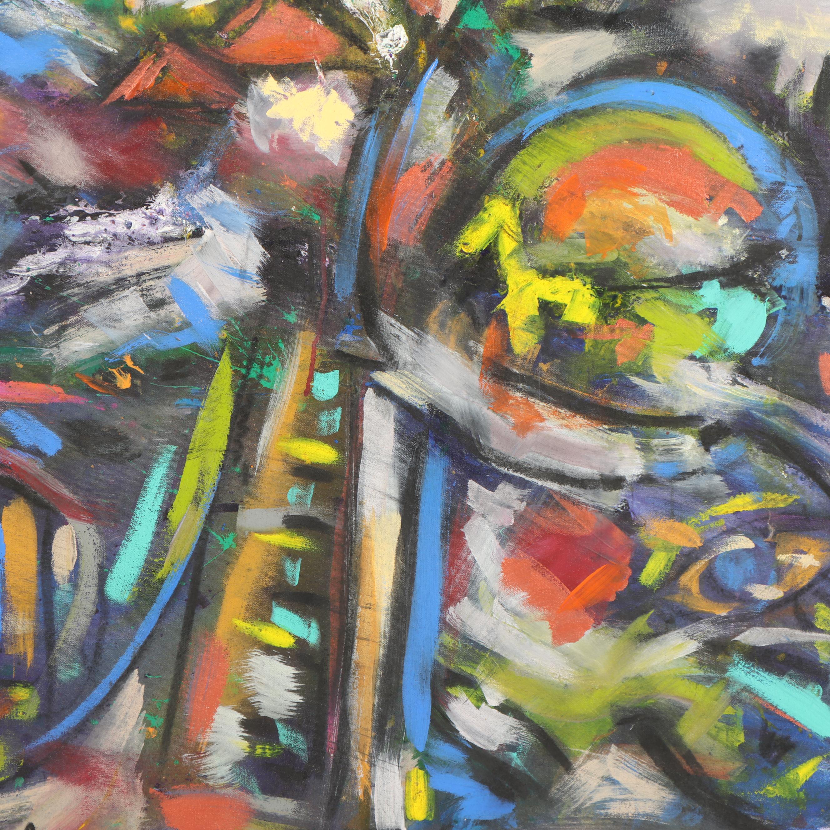 Stefan Georg "Planetary Vision" Abstract Painting