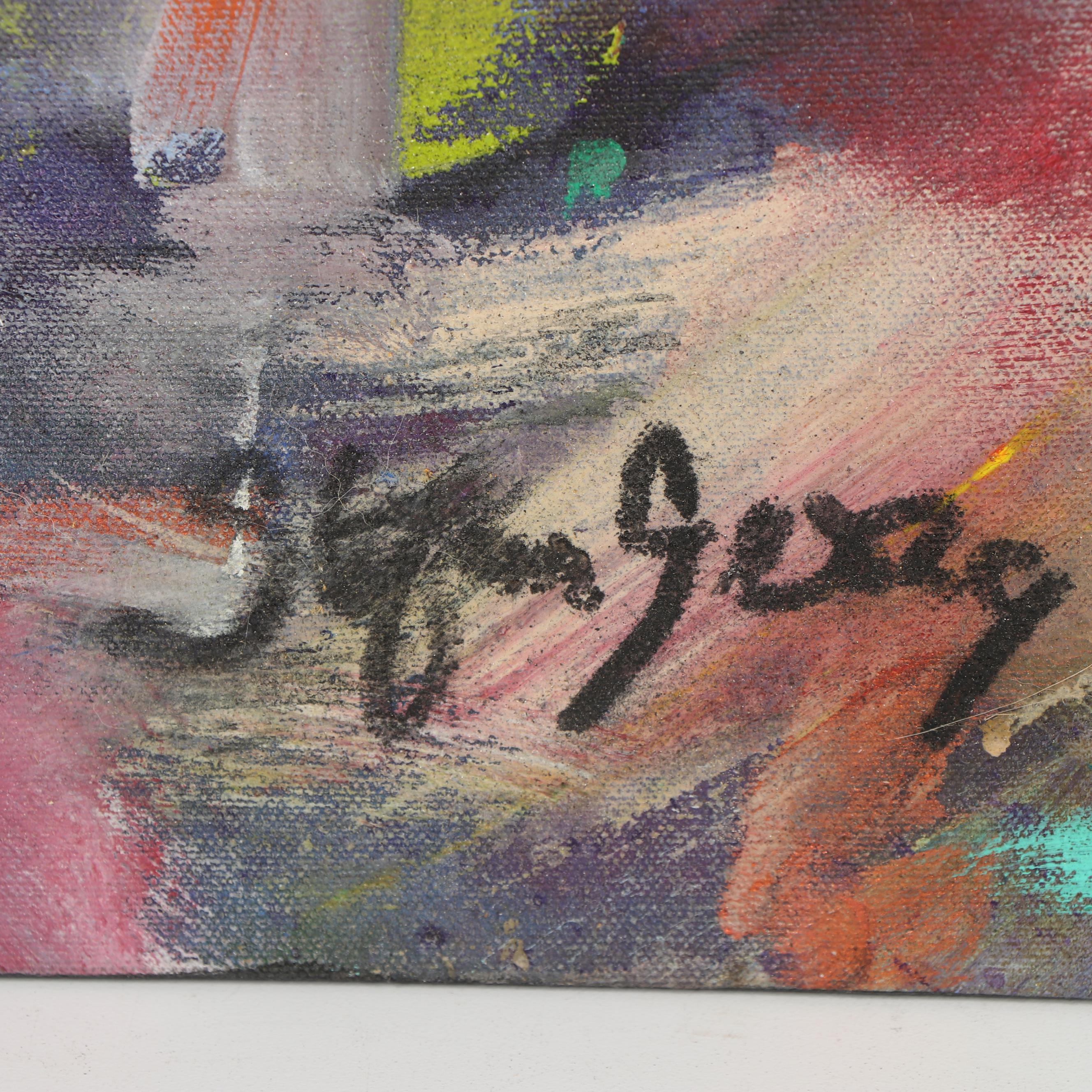 Stefan Georg "Planetary Vision" Abstract Painting