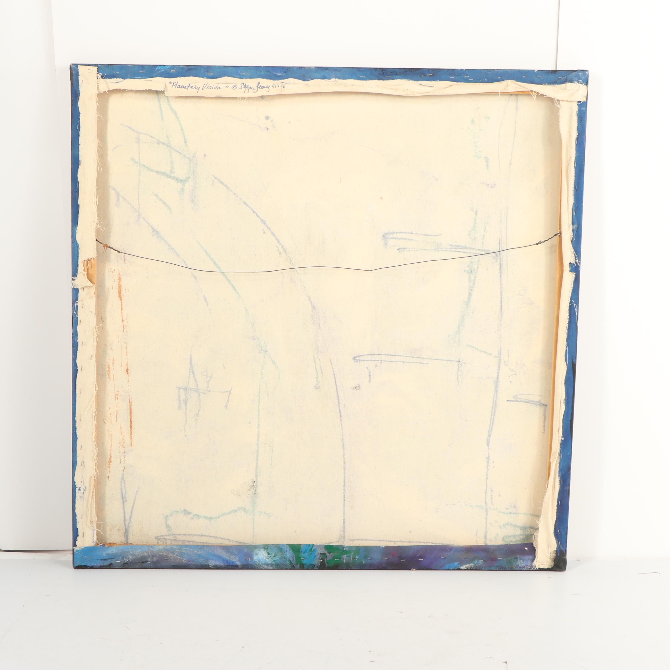 Stefan Georg "Planetary Vision" Abstract Painting