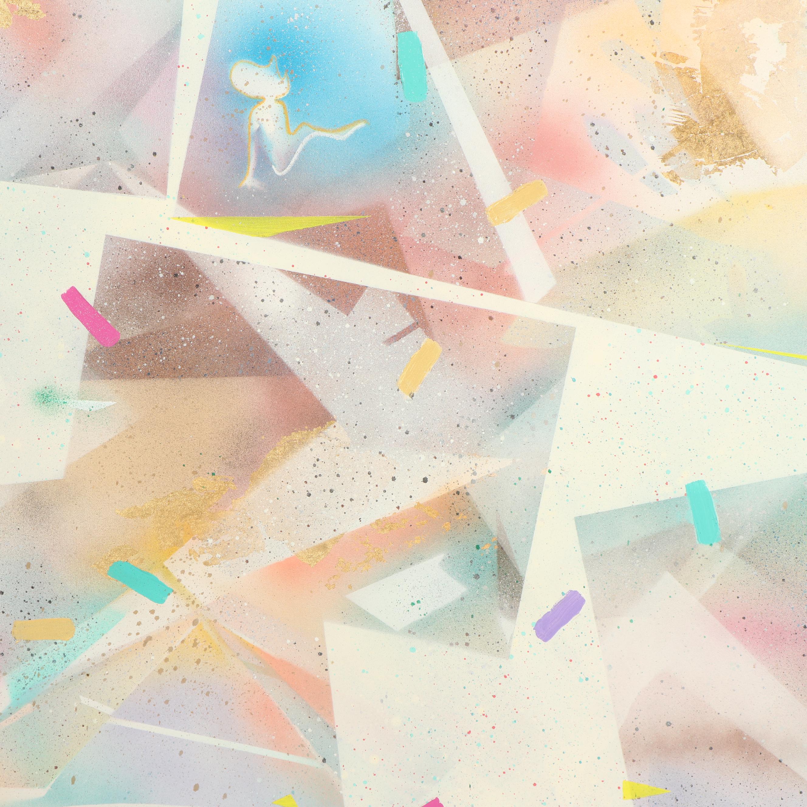 Ollor Abstract Acrylic Painting "Ascending"