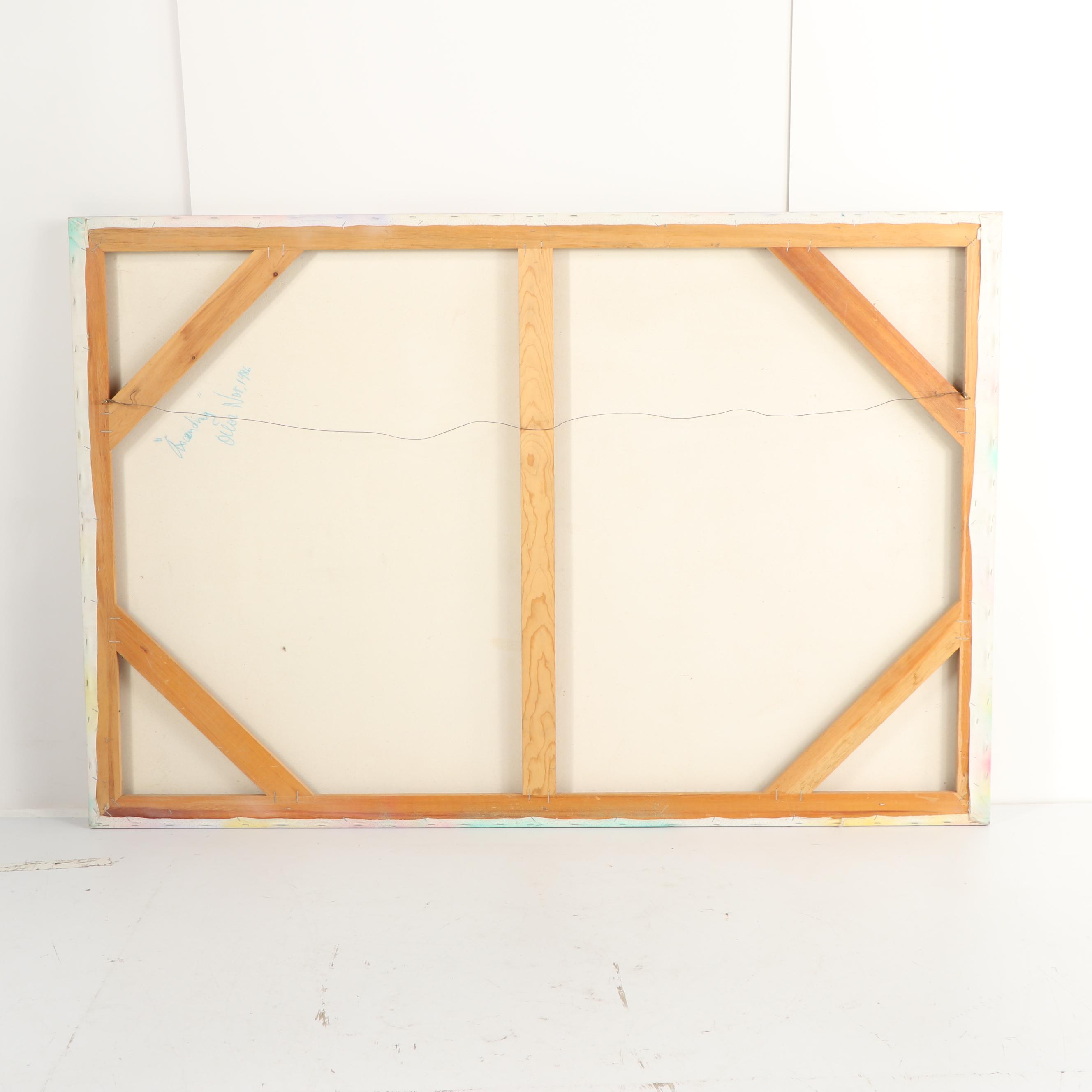 Ollor Abstract Acrylic Painting "Ascending"